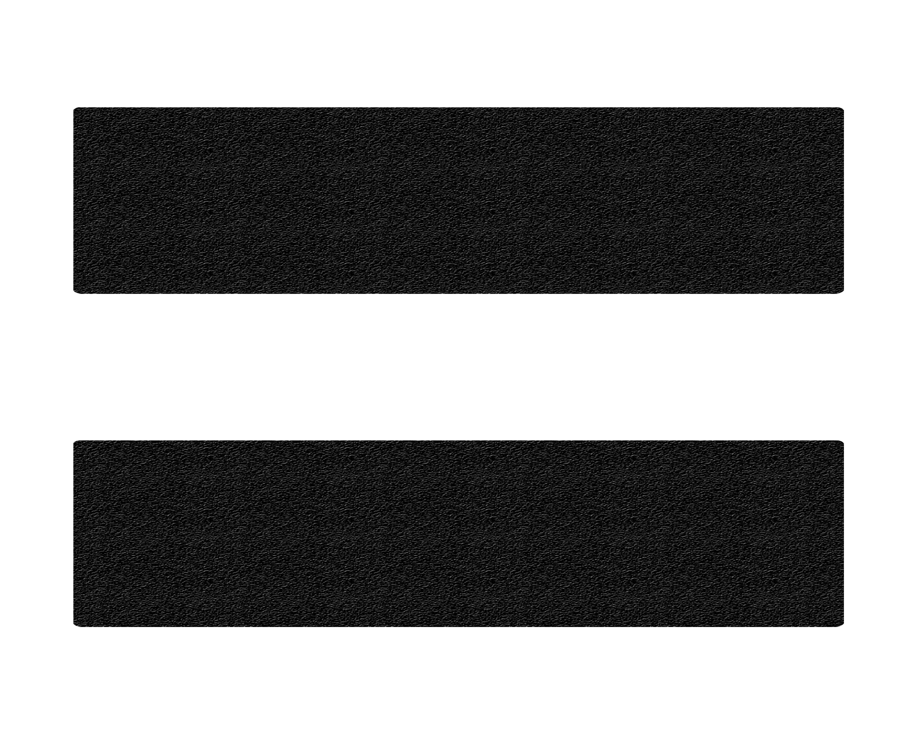 SuperCrew Rear Door Sill Trim Accent Trim Fits 2019-2022 Ford Ranger No Rear Doors (2 Piece Kit) Plain - Black