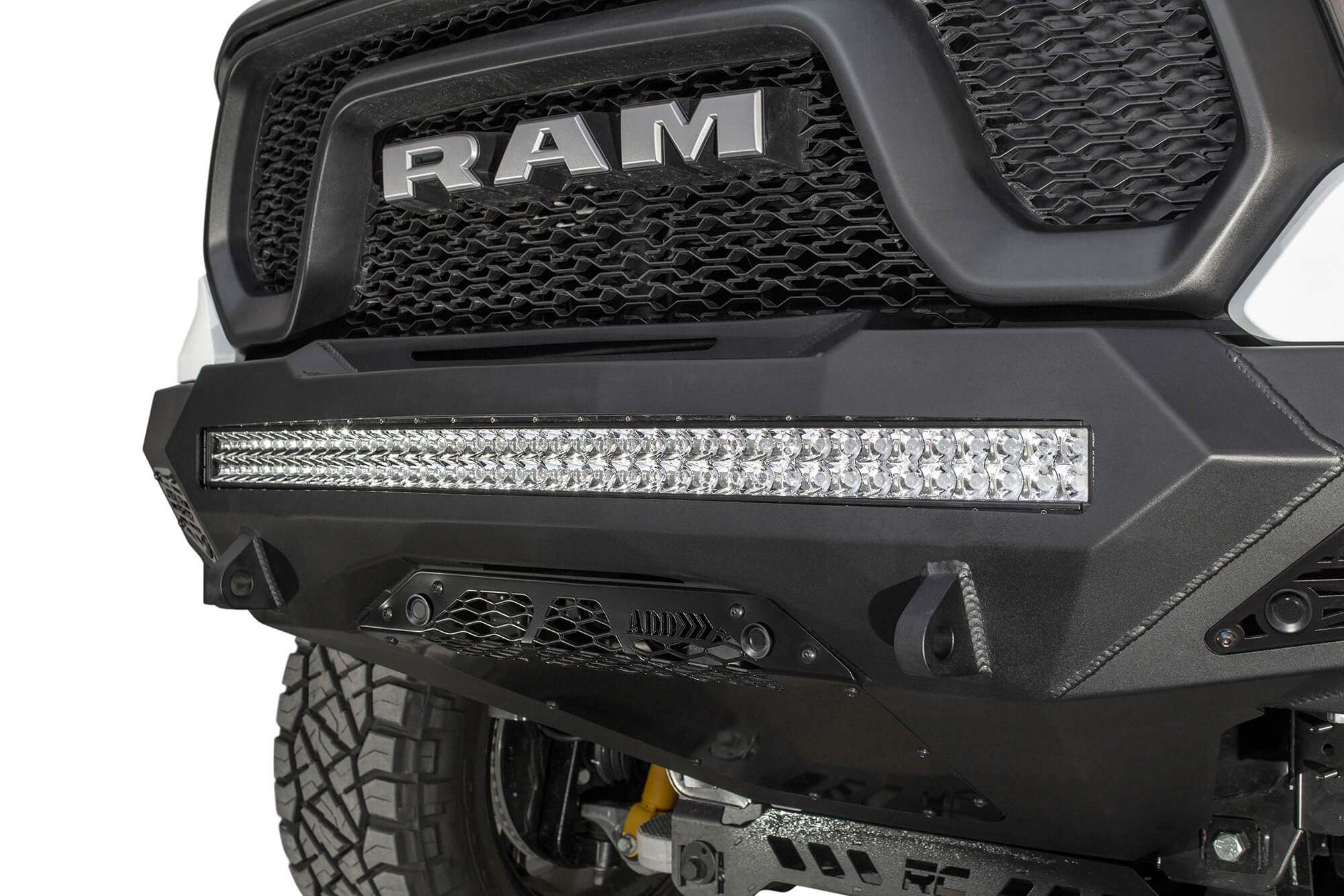 RAM-Rebel-custom-front-bumper-with-sensors - NVMOS