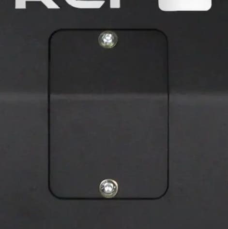 RCI steel black powdercoat oil filter access door for Toyota engine skid plate
