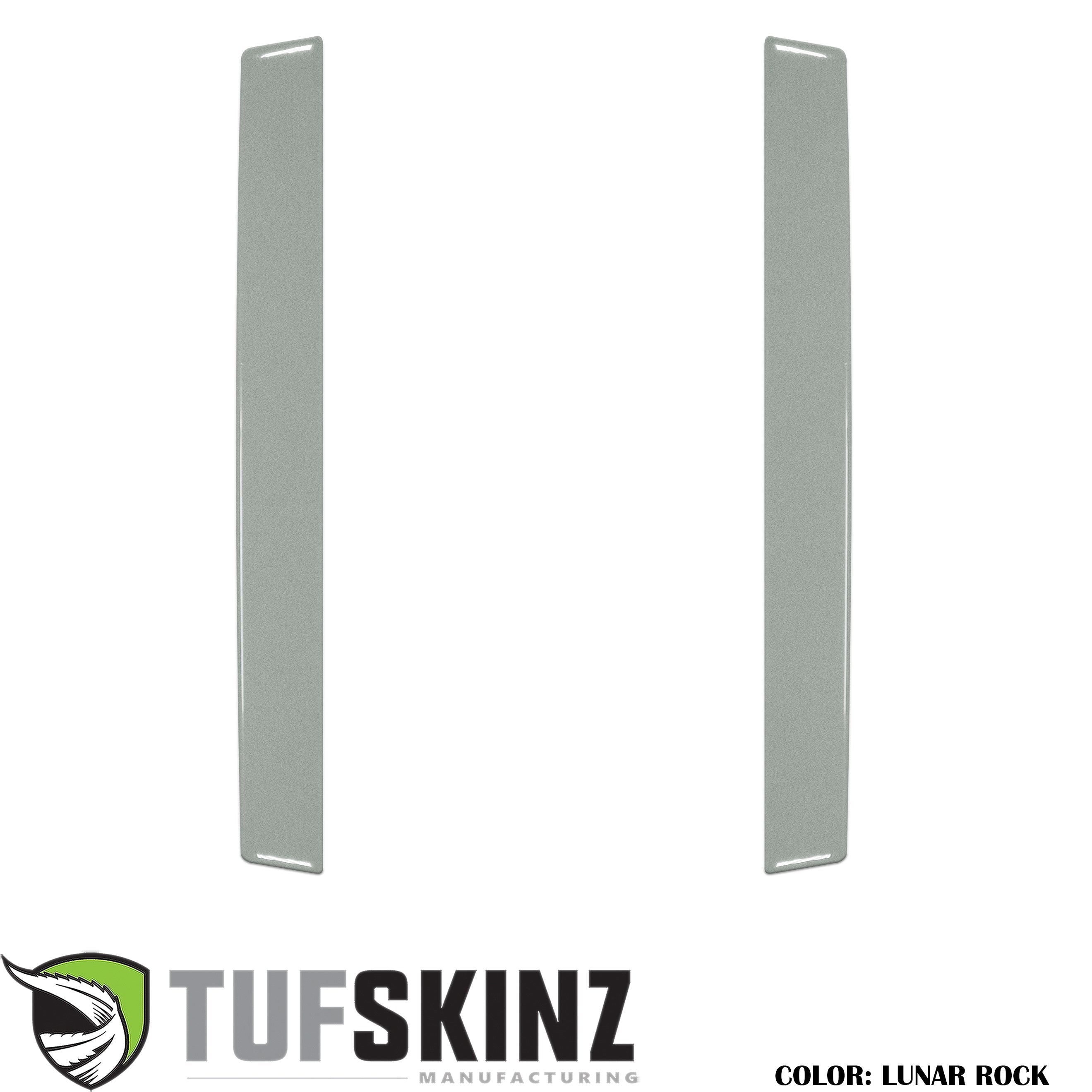 Rear Door Sills Overlays Fits 2014-2022 Toyota 4Runner Rear Door Sills *OE Color - Lunar Rock