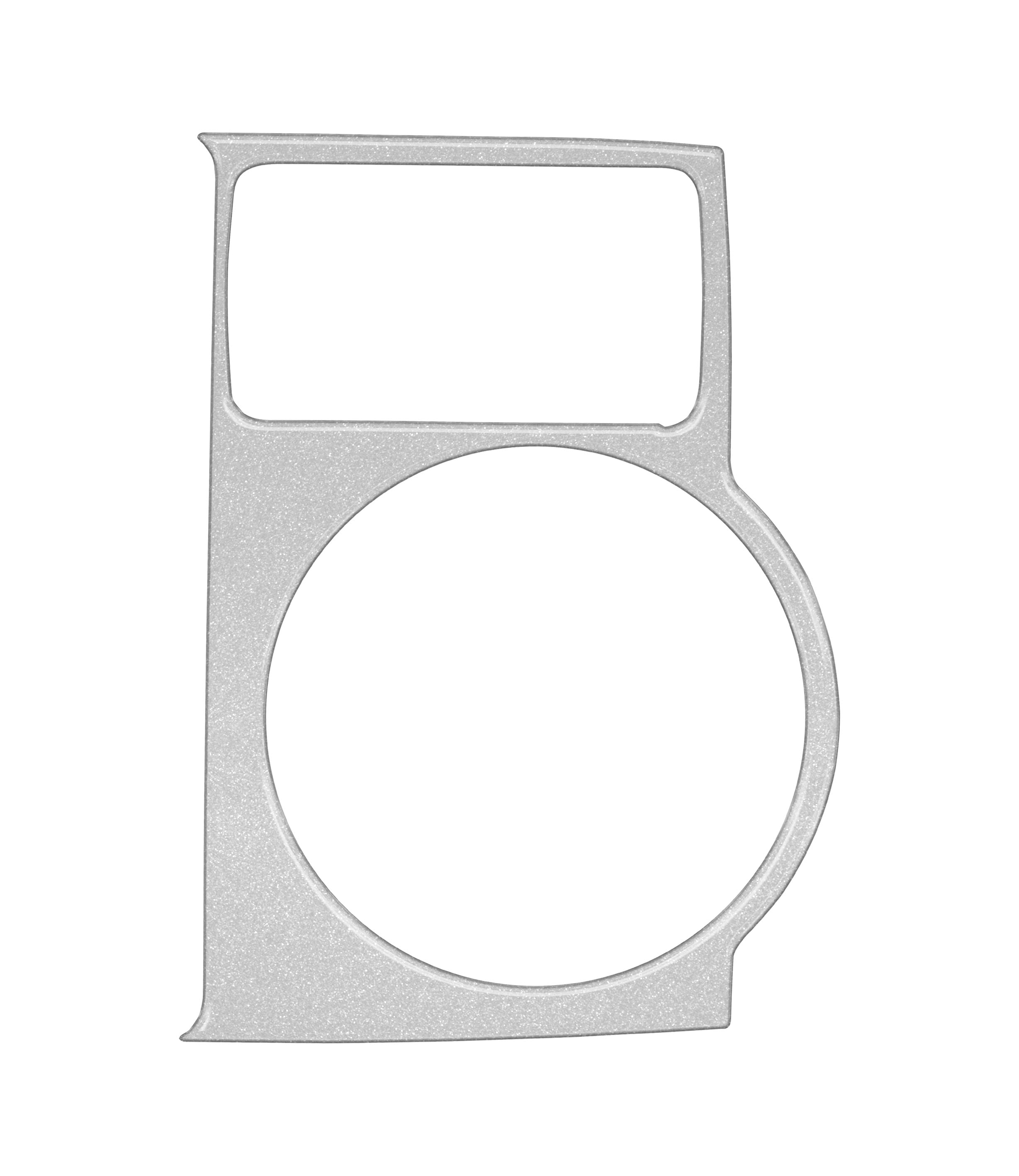 Center Cup Holder with Shifter Boot Accent Trim Fits 2014-2020 Toyota 4Runner w/ Shifter Boot *OE Color - Silver Sky Metallic