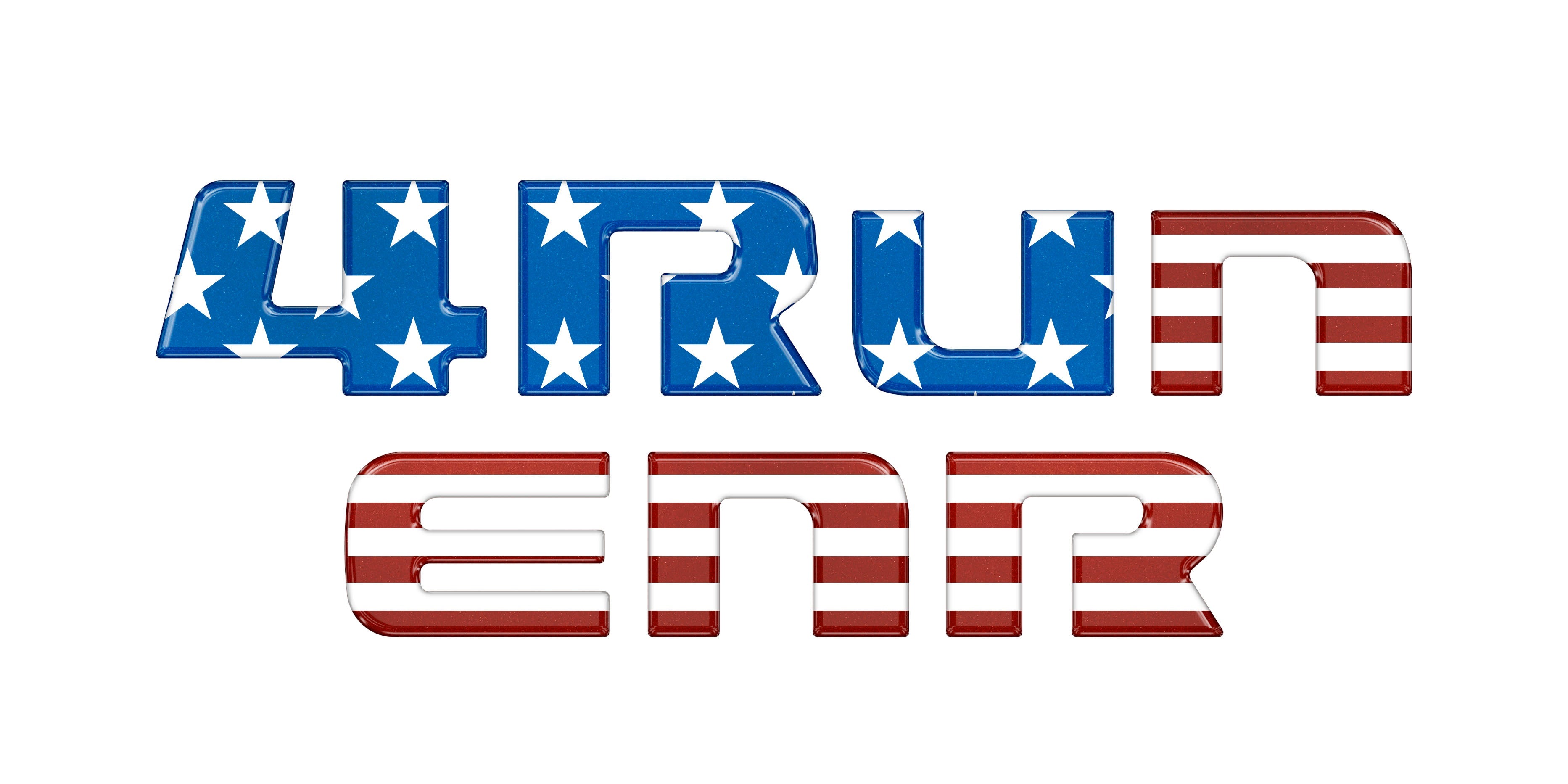 Liftgate Letter Overlays Fits 2025-2026 Toyota 4Runner