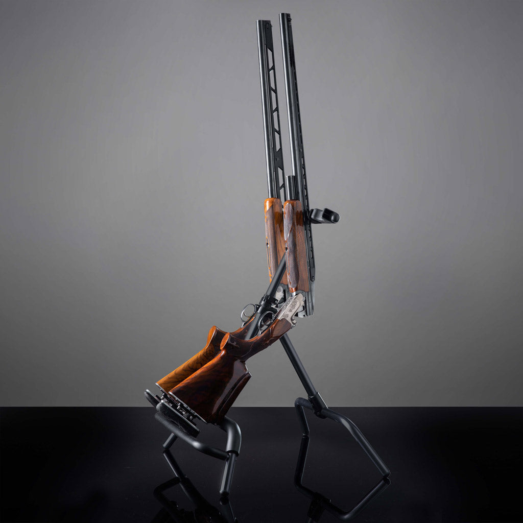 RangeRack-stand-Safely-holds-shotguns-open-position - NVMOS