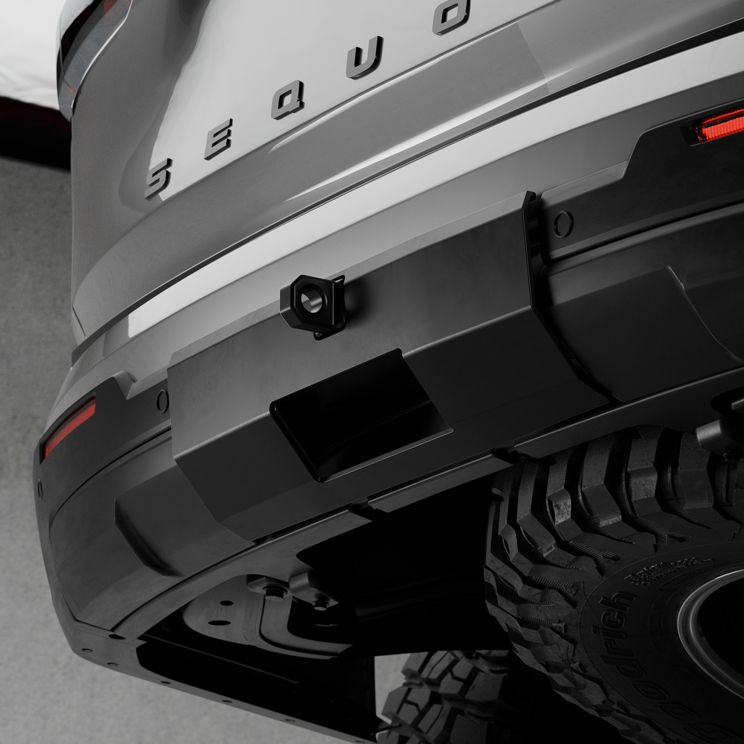 2023-Current Toyota Sequoia Rear Recovery Point/Hybrid Bumper