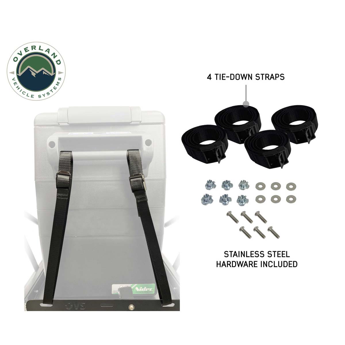 Overland Vehicle Systems small refrigerator mount with slide and tilt tray - view 5