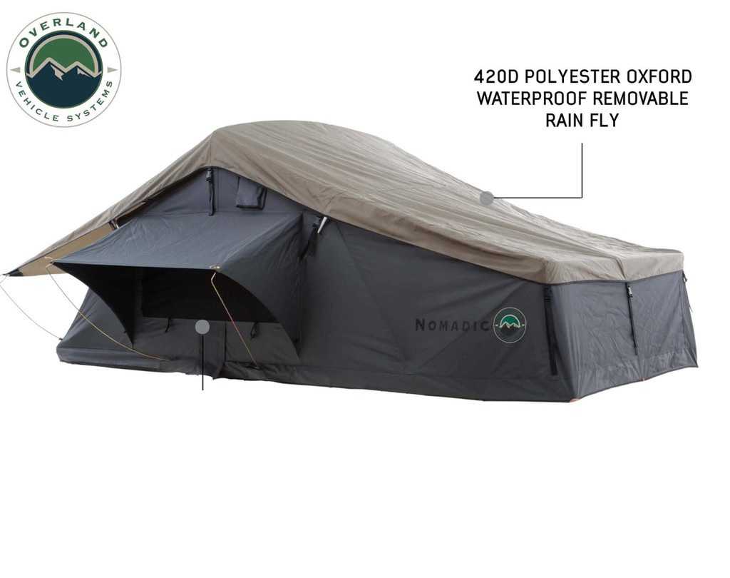 Overland Vehicle Systems replacement rainfly for Nomadic 3 roof top tent - view 2