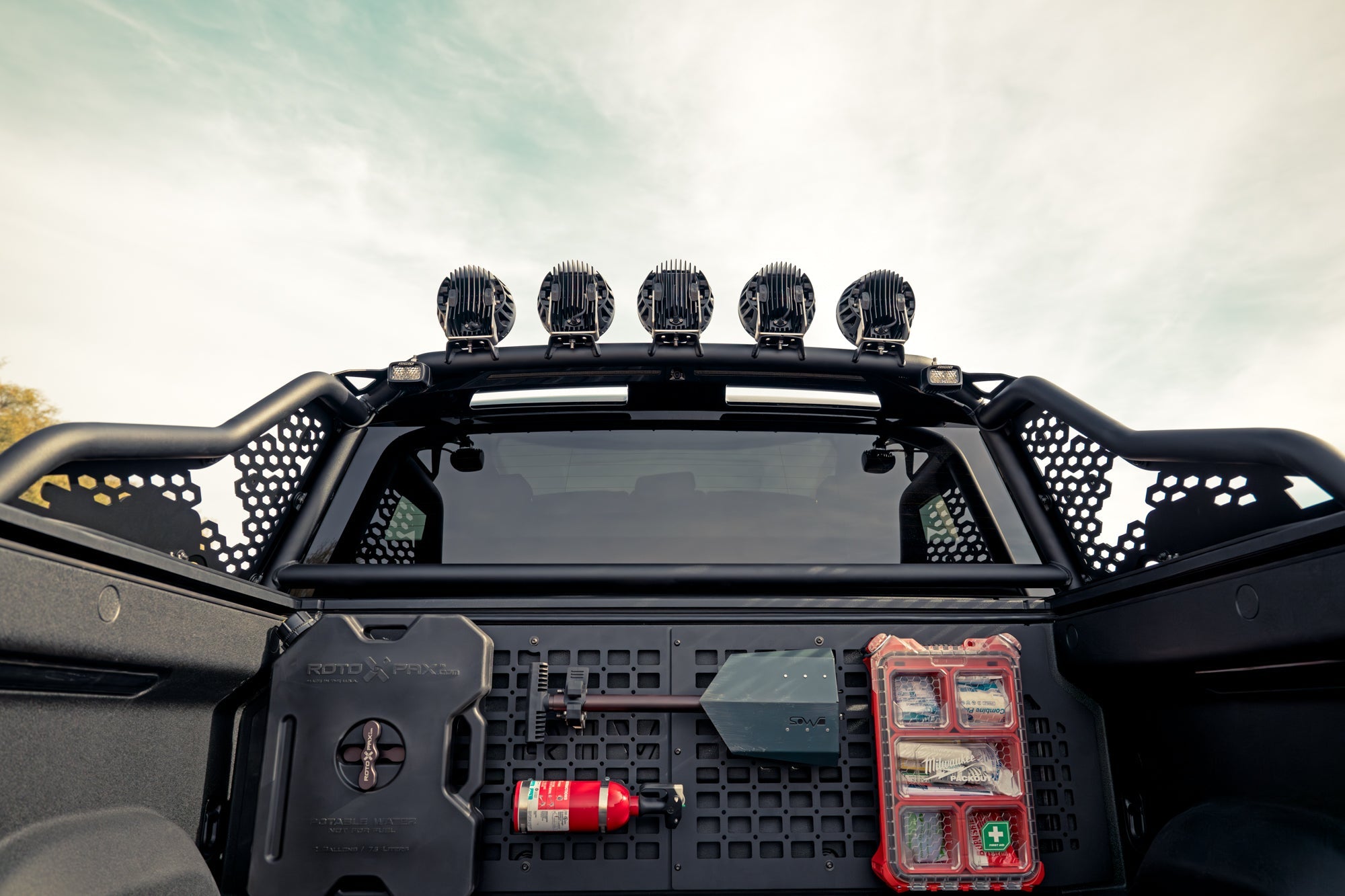 Rivian-R1T-Chase-Rack-Honycomb-Installed-2 - NVMOS