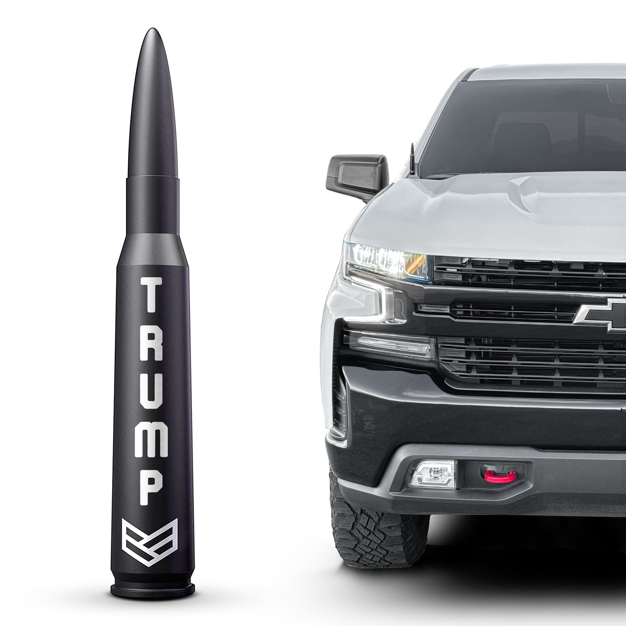 RoninFactoryChevyGMCTruckTuffLockBulletAntenna50cal01TRUMP - NVMOS