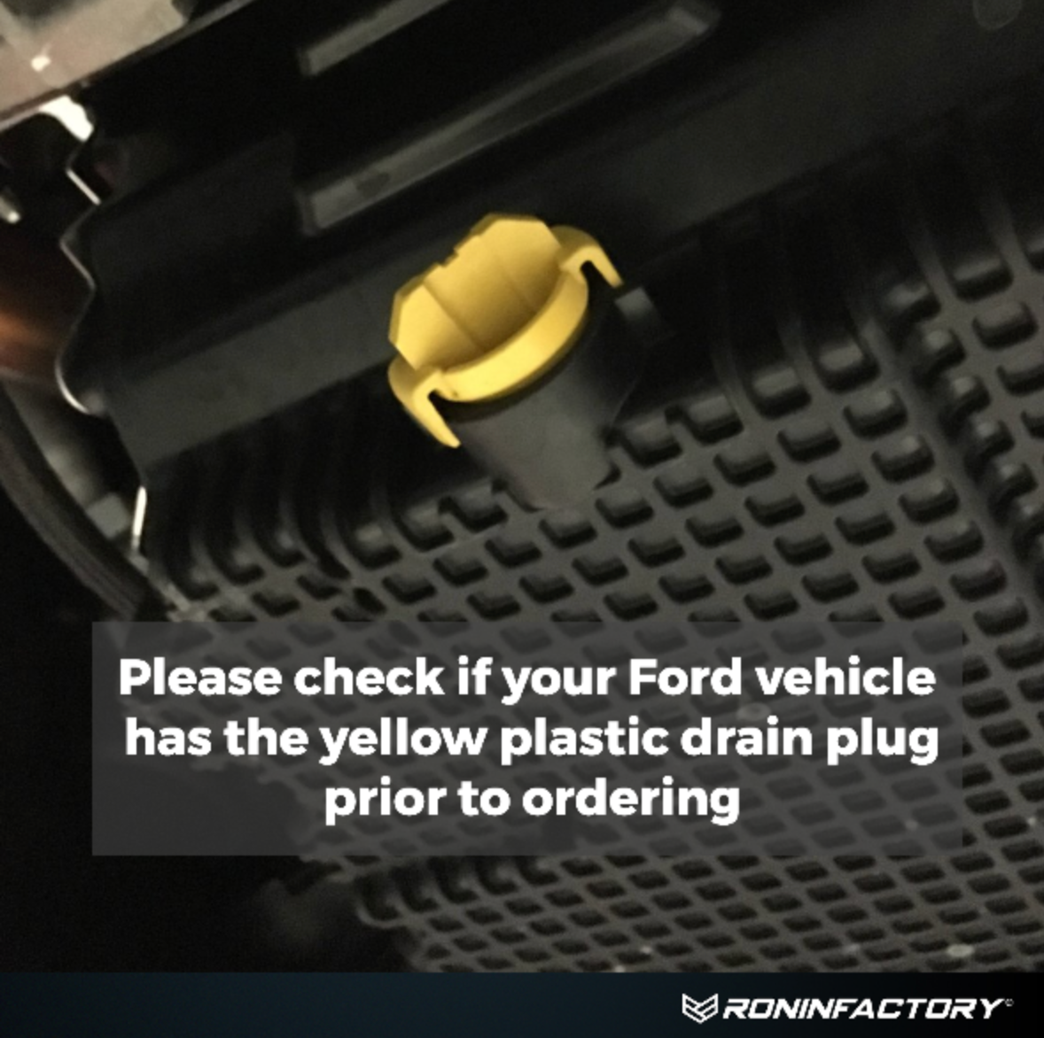 Ronin Factory easy oil drain plug for Ford F-150, Bronco and Ranger