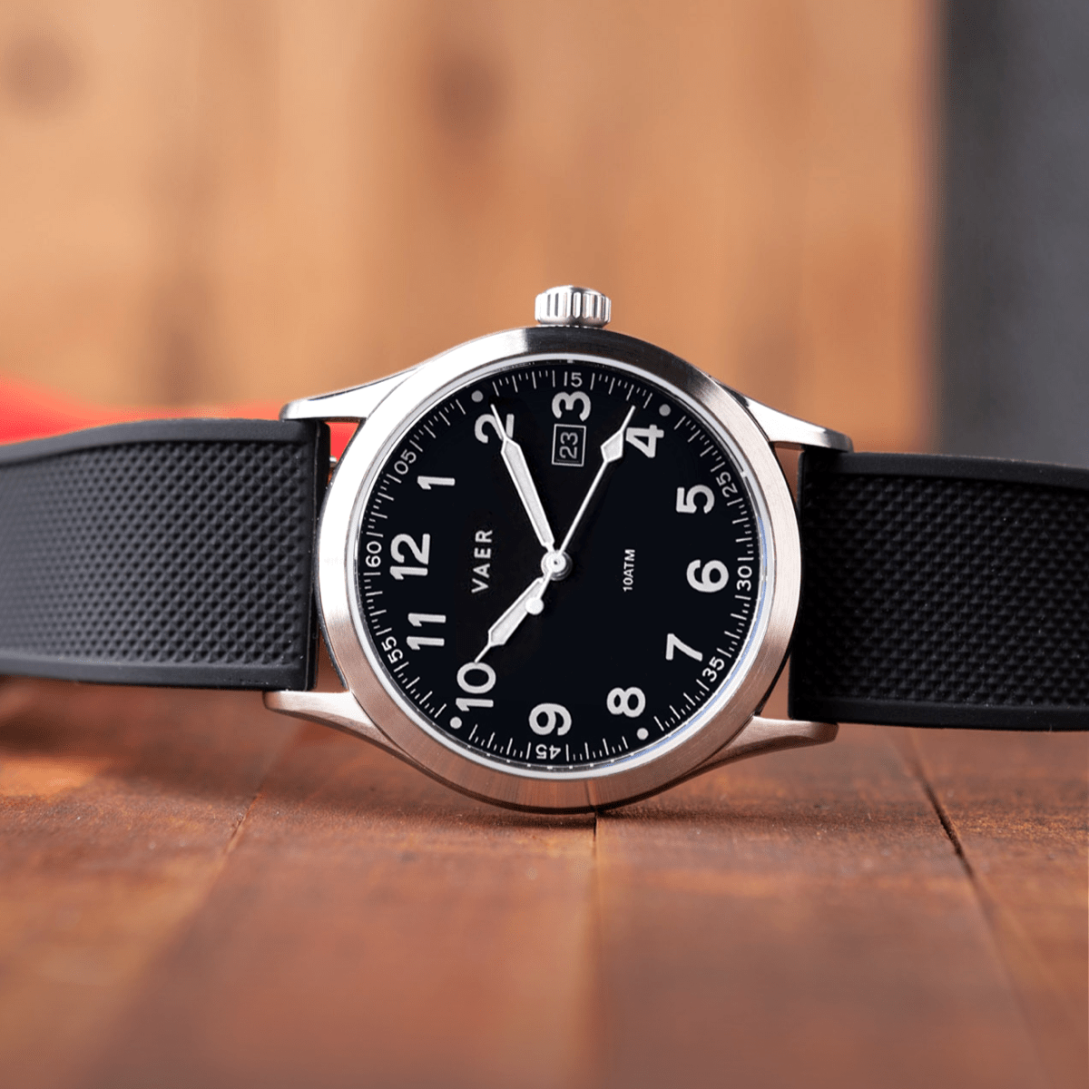 VAER S3 Calendar Field Black Watch - 36mm Quartz