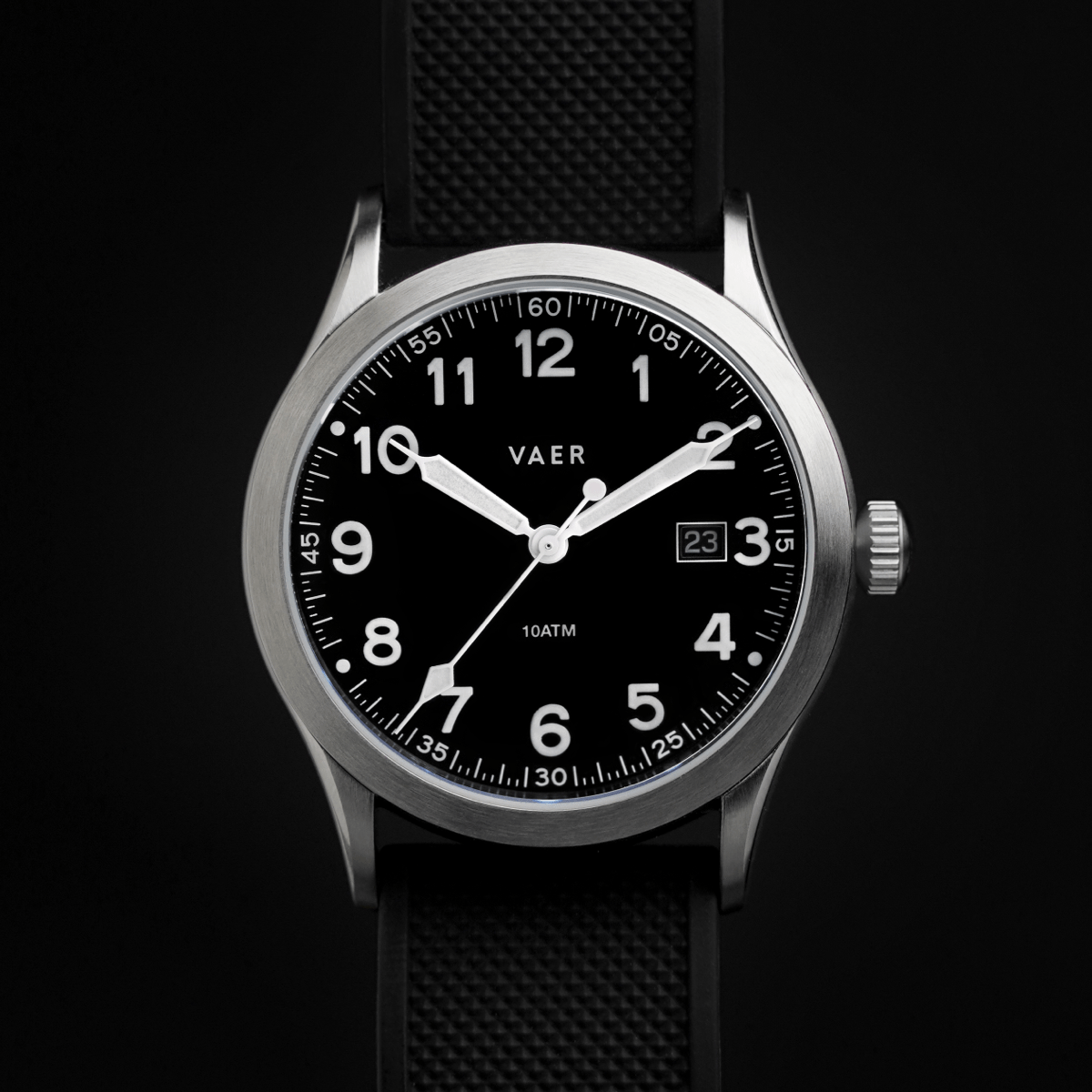 VAER S3 Calendar Field Black Watch - 36mm Quartz