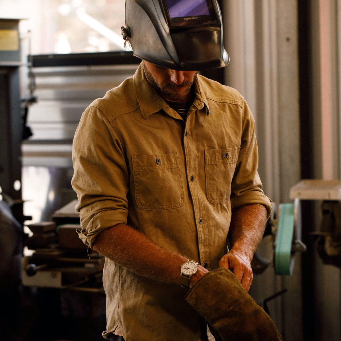 VAER S3 Calendar Field White Watch - 36mm Quartz