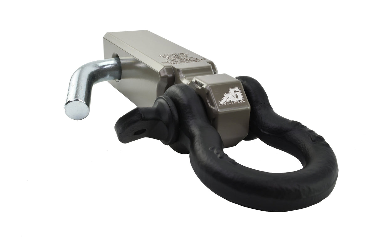Agency 6 1.25 inch shackle block assembly in earth grey for universal fit