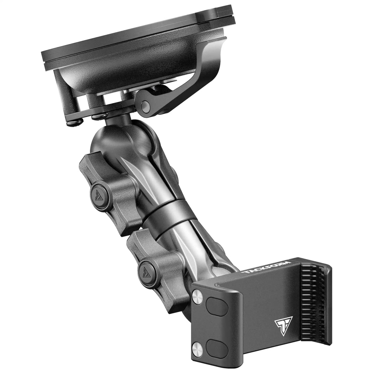 Tackform 26 Series windshield suction cup mount with universal phone holder, universal fit