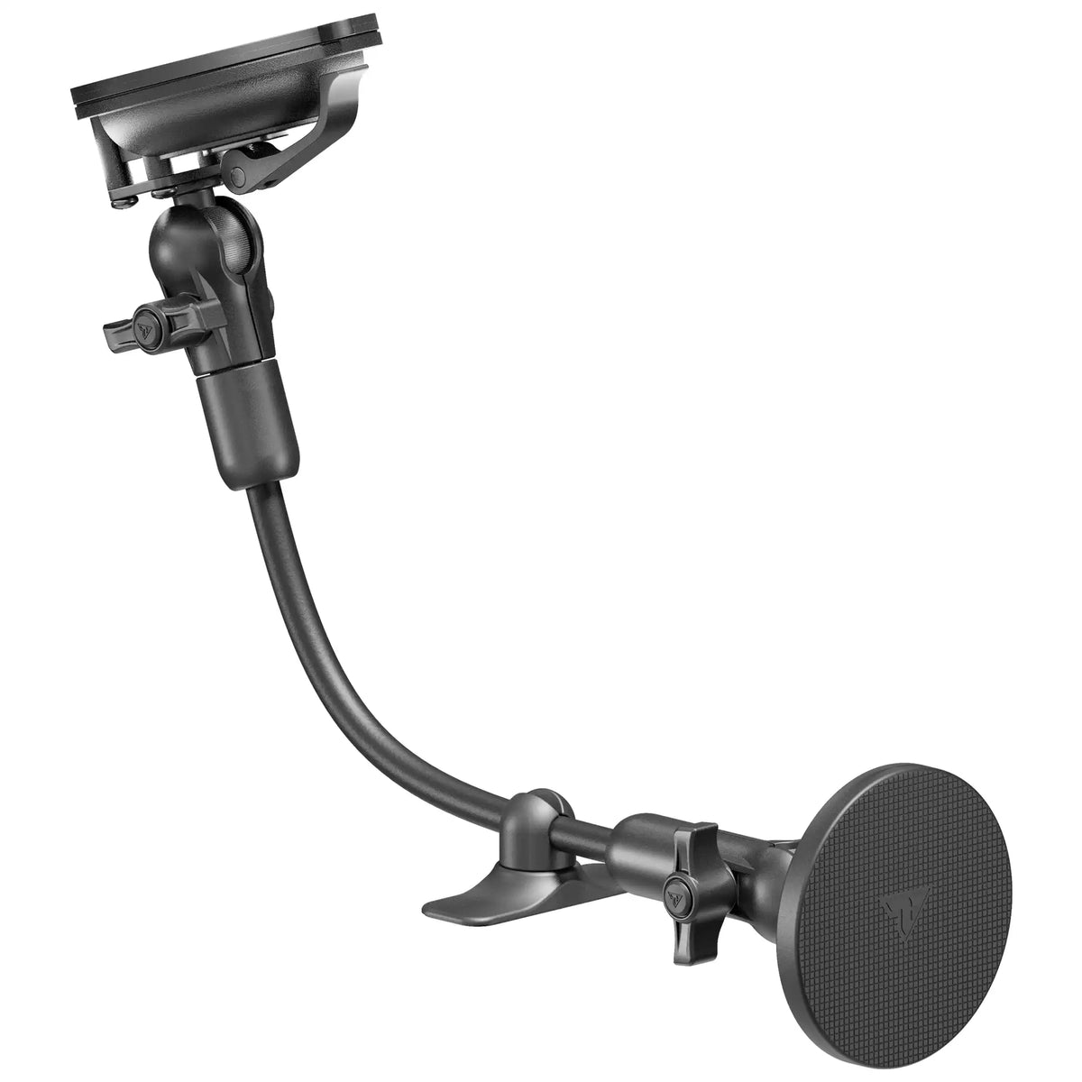 Tackform windshield suction cup magnetic tablet mount with flex arm, universal fit