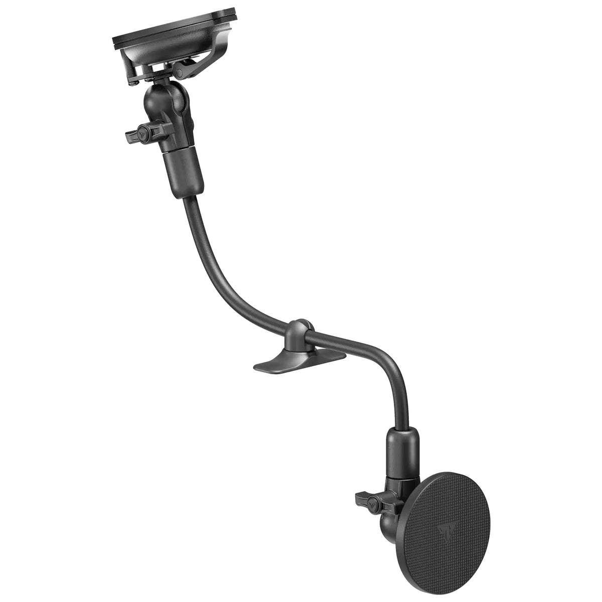 Tackform windshield suction cup magnetic tablet mount with flex arm, universal fit