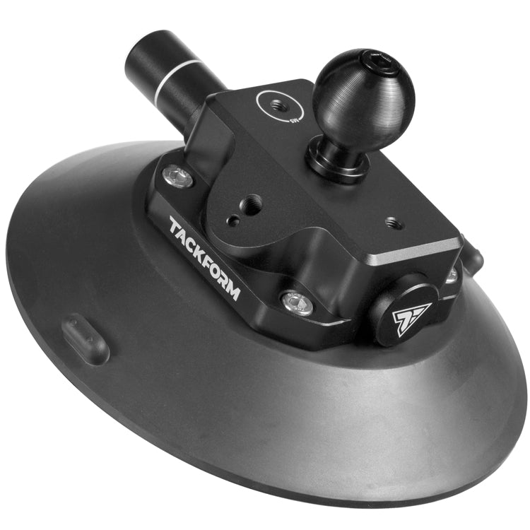 Tackform 5.75" pump suction cup with 26mm metal ball for universal fit