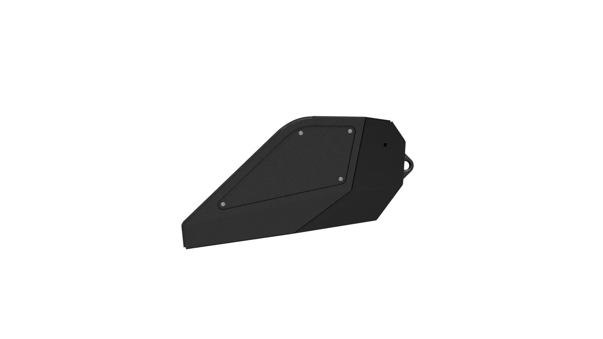 Black steel off-road vehicle accessory panel, suitable for overlanding trucks and SUVs