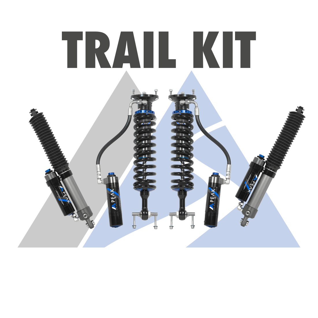 Peak Suspension 2.5" DSC Coilover Trail Kit Toyota Tundra / Sequoia 2022+ for 2022+ Toyota Tundra, 2023+ Toyota Sequoia