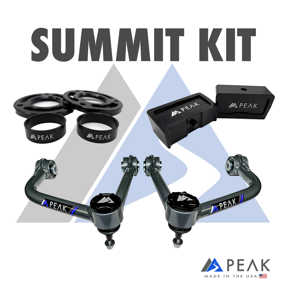 Peak Suspension Silverado ZR2/Sierra AT4X Summit Kit for 2022+ Chevy Silverado 1500 / GMC Sierra 1500