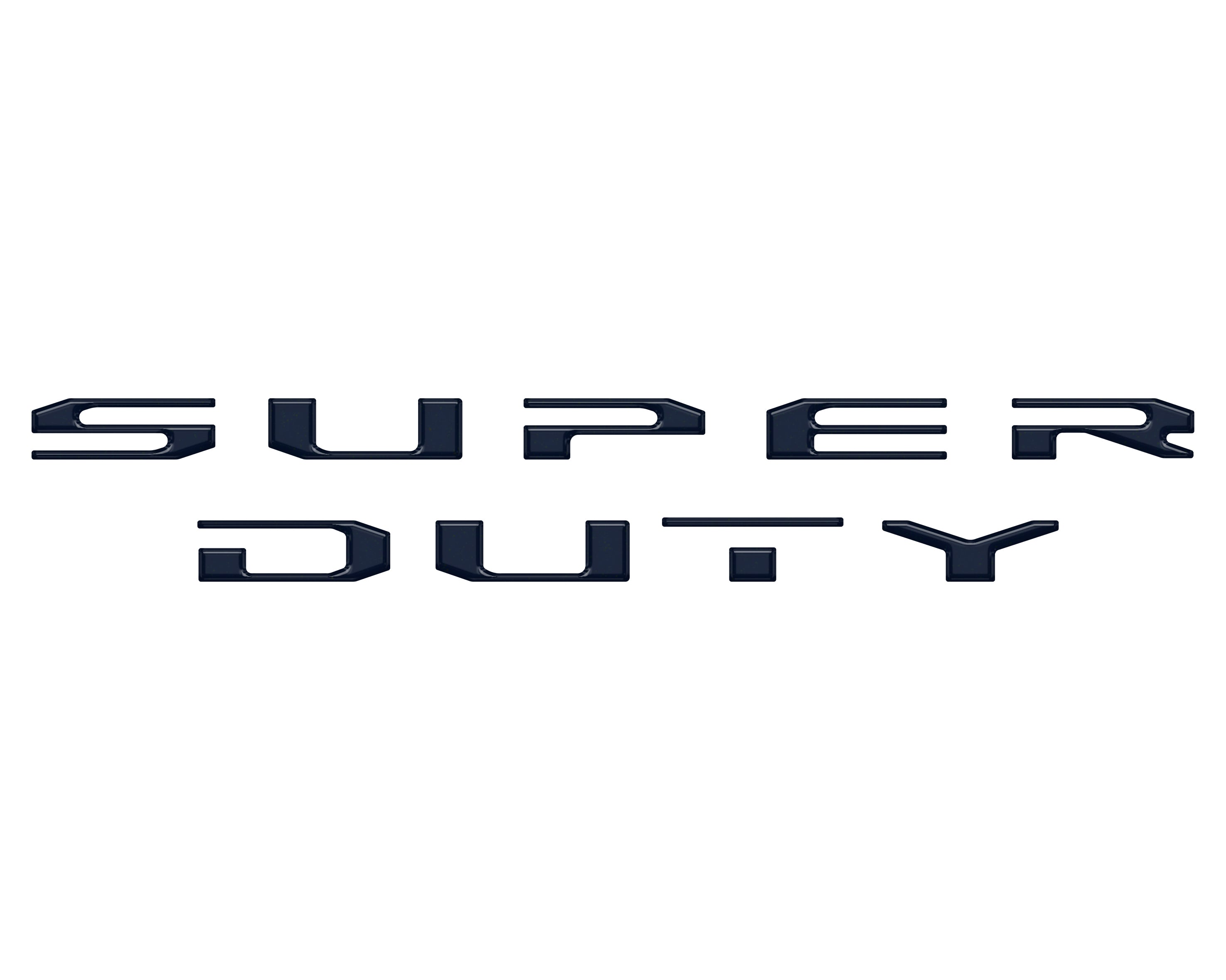 Tailgate Letter Overlays Fits 2023-2026 Ford King Ranch/Platinum/Limited Super Duty