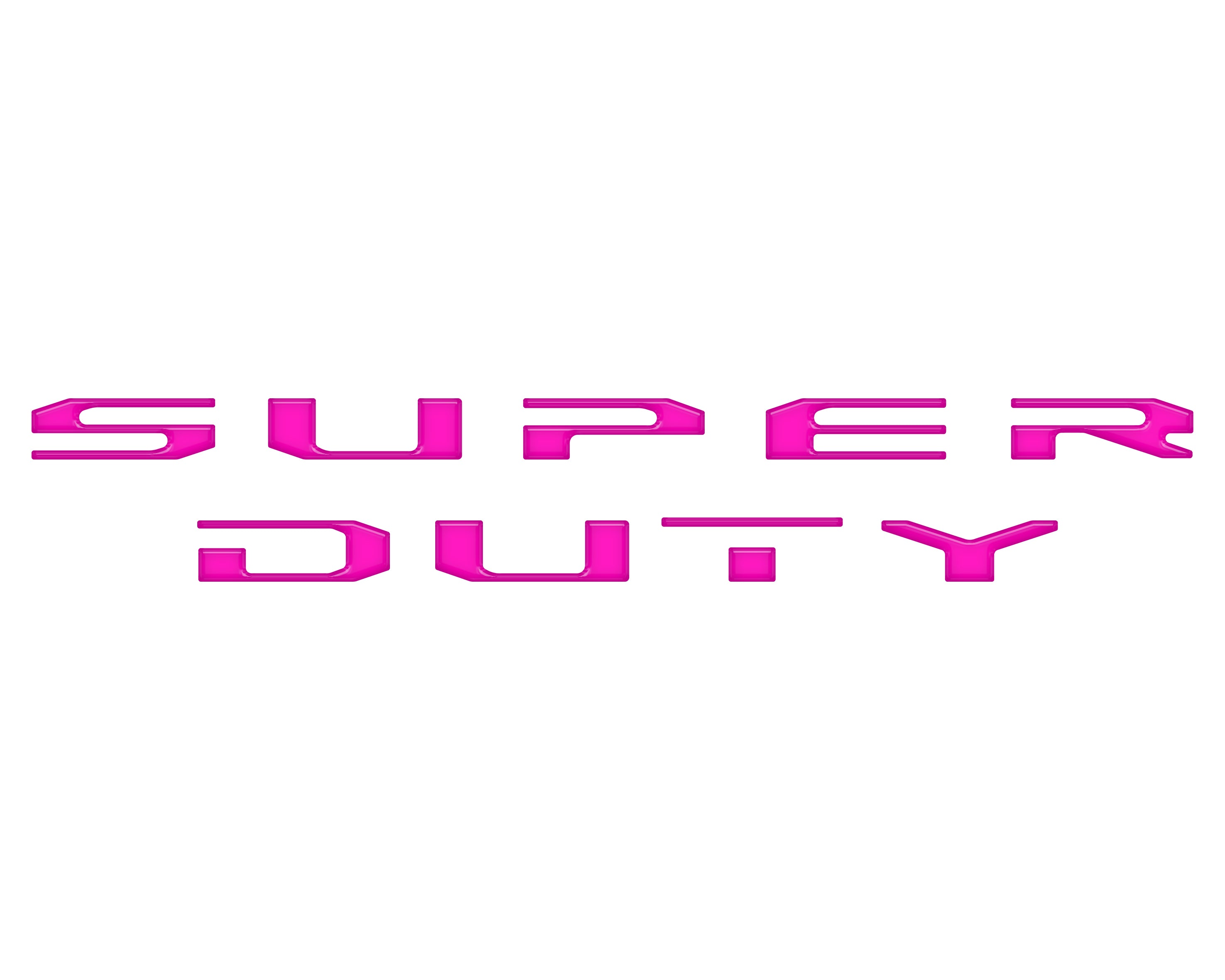 Tailgate Letter Overlays Fits 2023-2026 Ford King Ranch/Platinum/Limited Super Duty