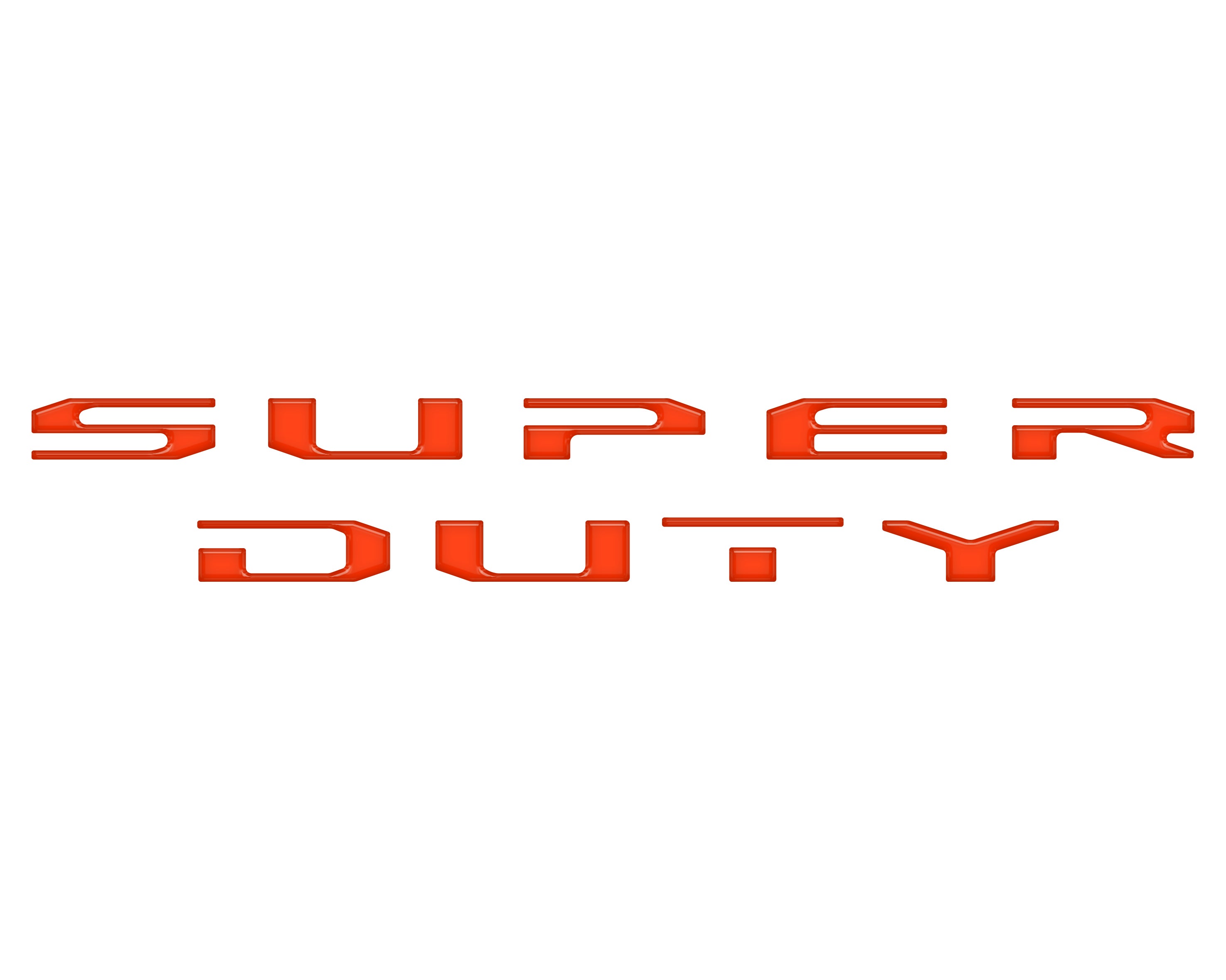 Tailgate Letter Overlays Fits 2023-2026 Ford King Ranch/Platinum/Limited Super Duty