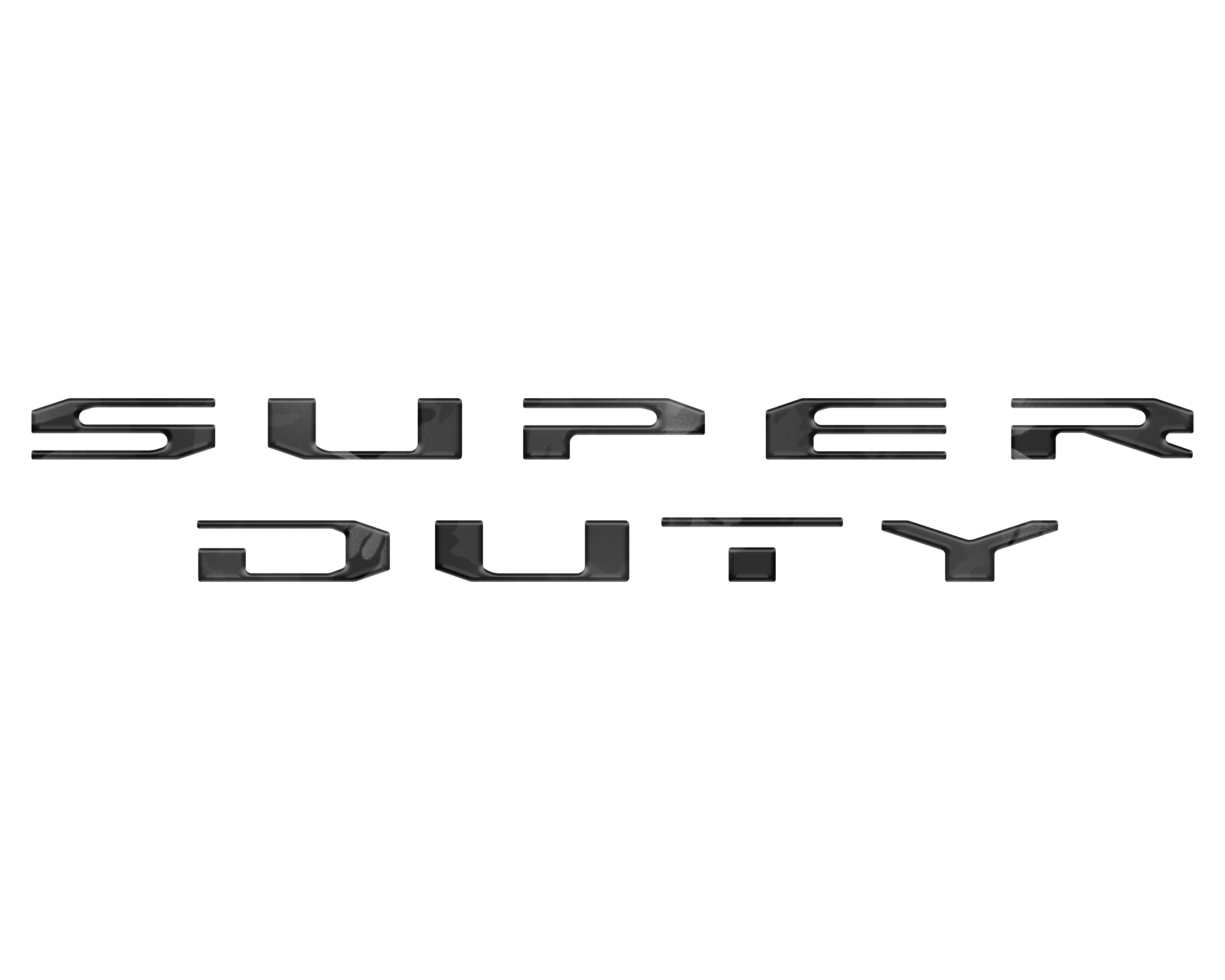 Tailgate Letter Overlays Fits 2023-2026 Ford King Ranch/Platinum/Limited Super Duty