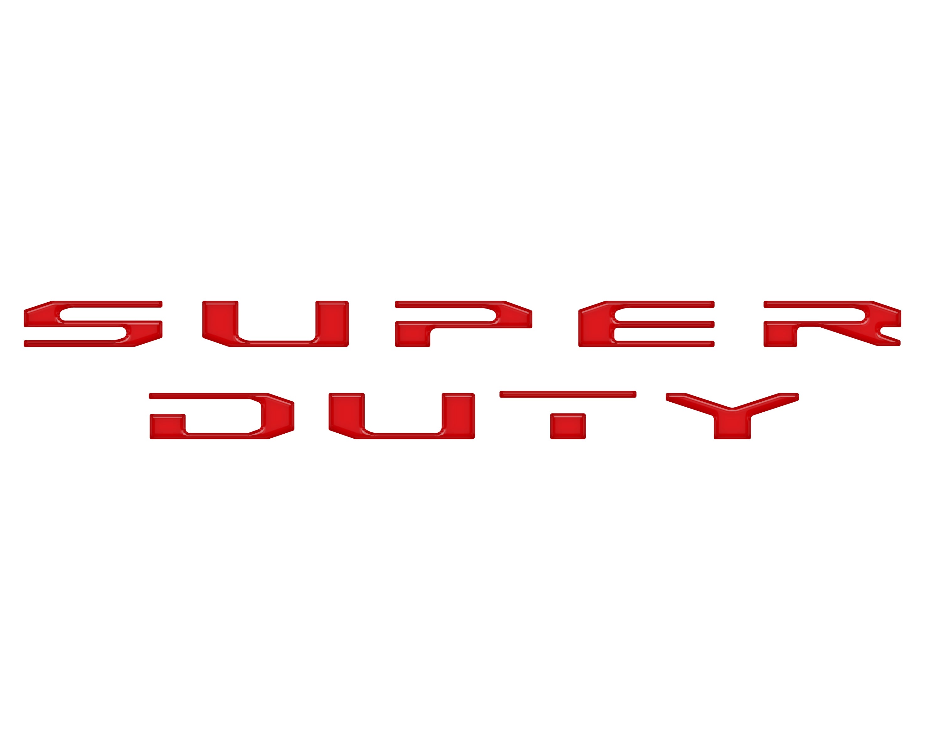 Tailgate Letter Overlays Fits 2023-2026 Ford King Ranch/Platinum/Limited Super Duty