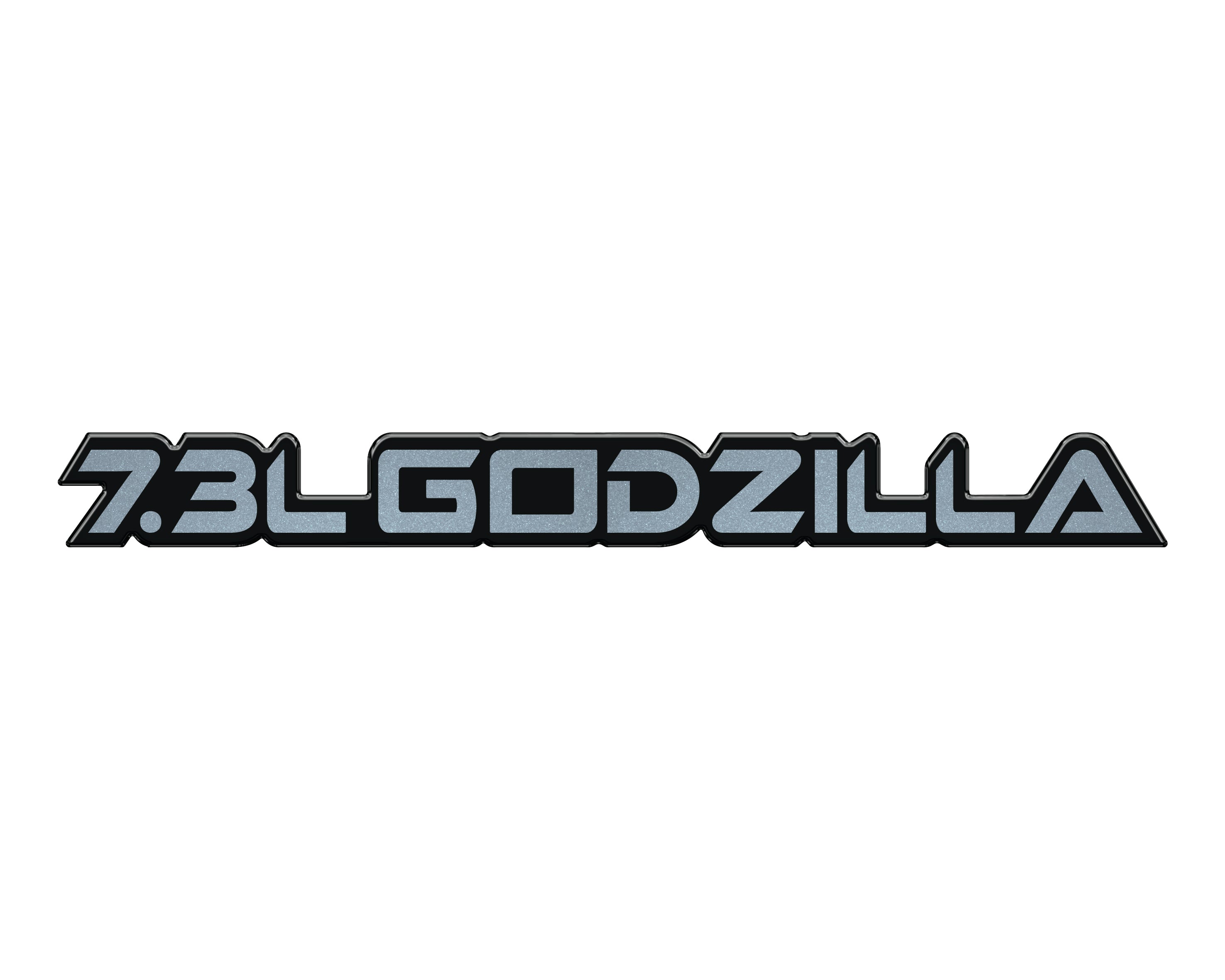 7.3L Godzilla Badge Fits 2020-2026 Ford Super Duty