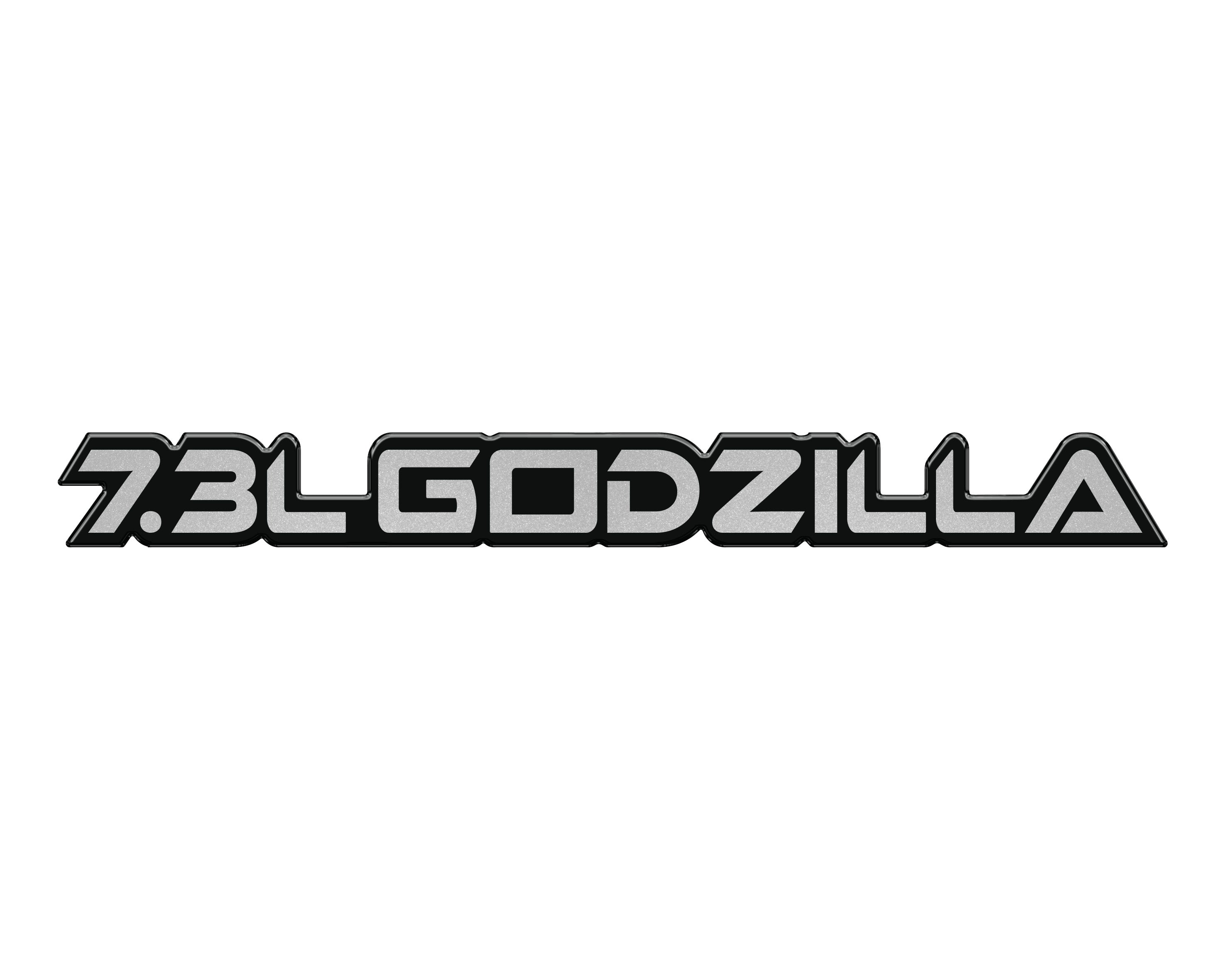 7.3L Godzilla Badge Fits 2020-2026 Ford Super Duty