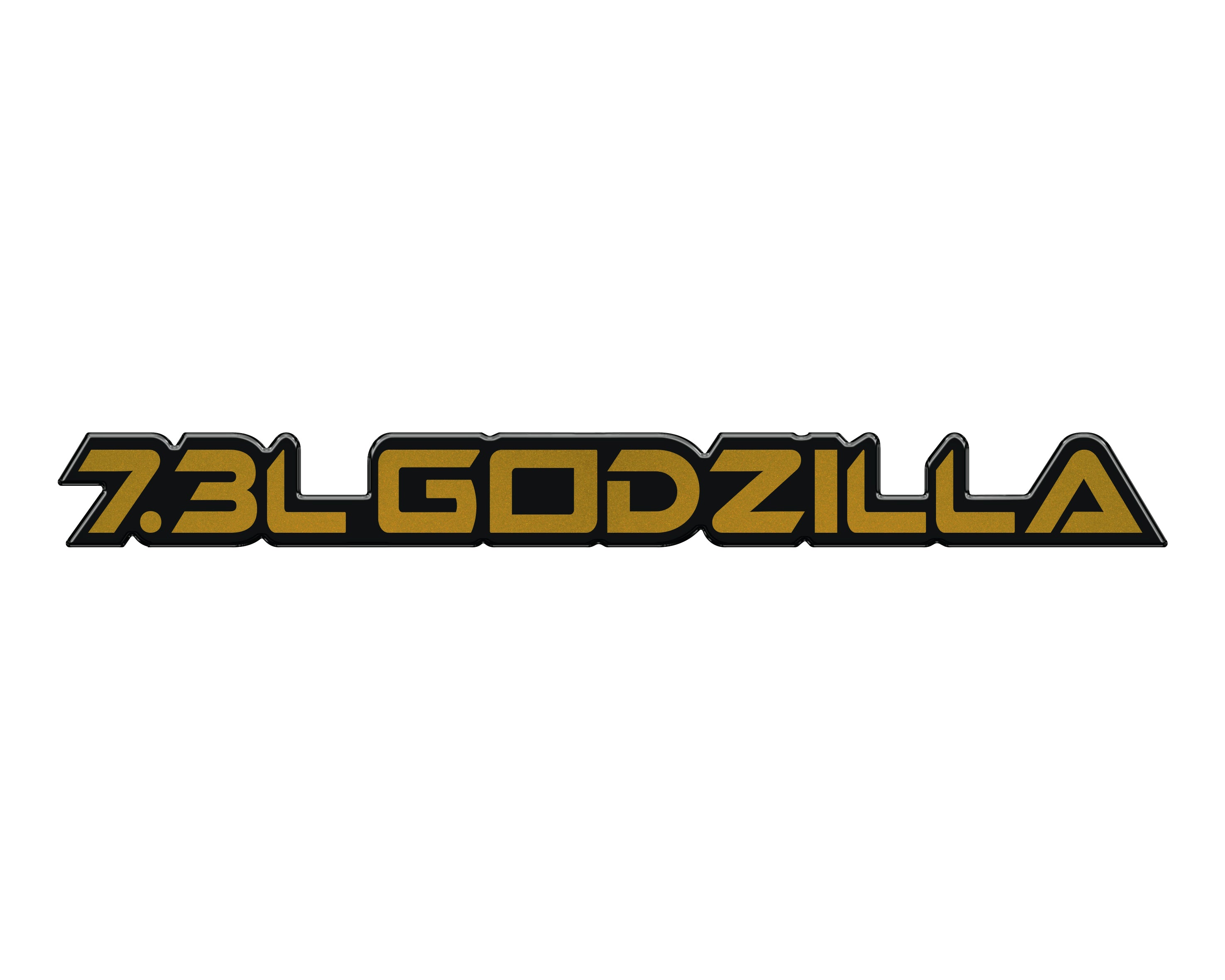 7.3L Godzilla Badge Fits 2020-2026 Ford Super Duty