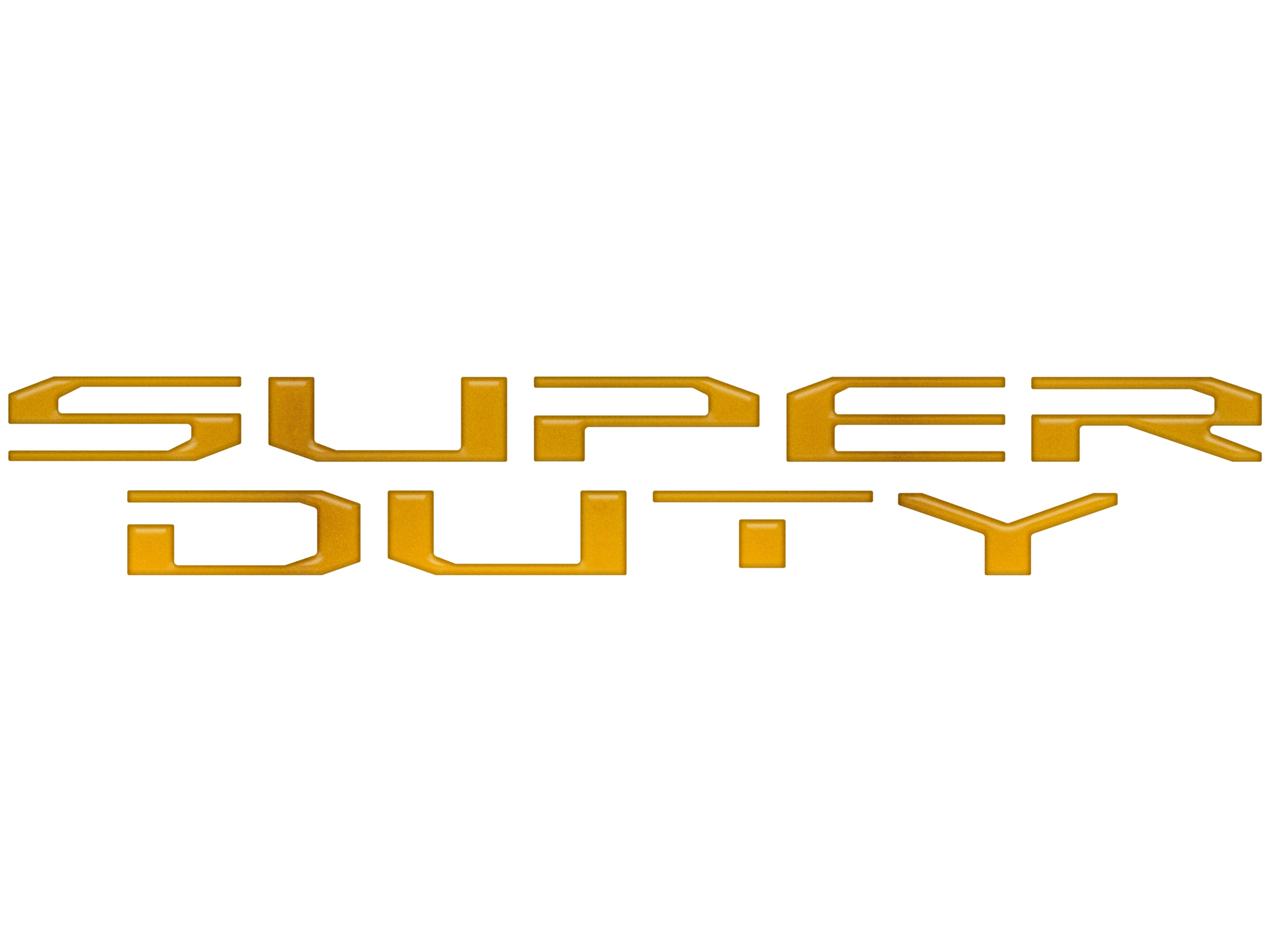 Tailgate Letter Inserts Fits 2025-2026 Ford Super Duty Platinum