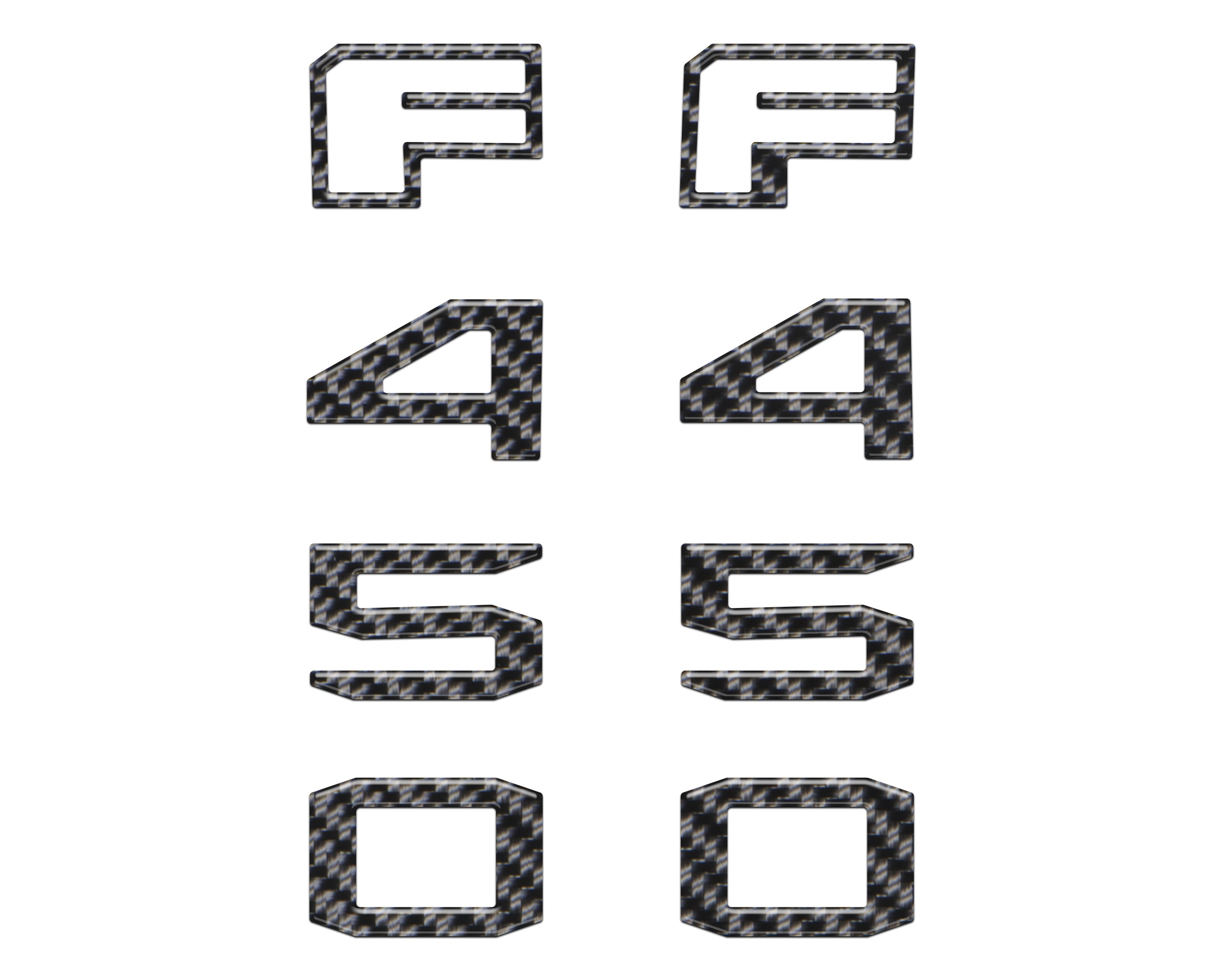 Fender Badge Letter Overlays Fits 2023-2026 Ford Super Duty