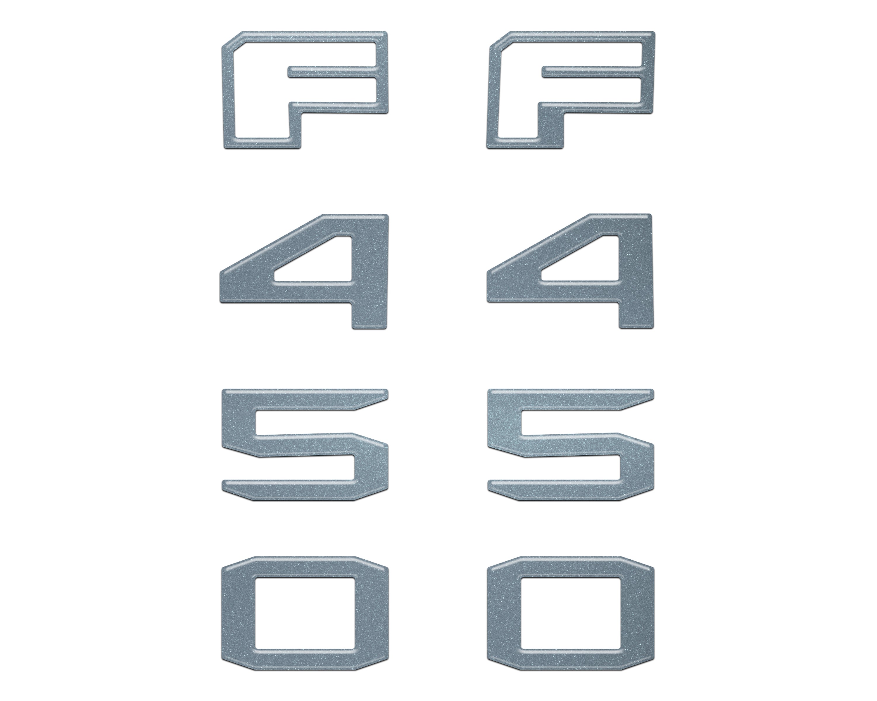 Fender Badge Letter Overlays Fits 2023-2026 Ford Super Duty