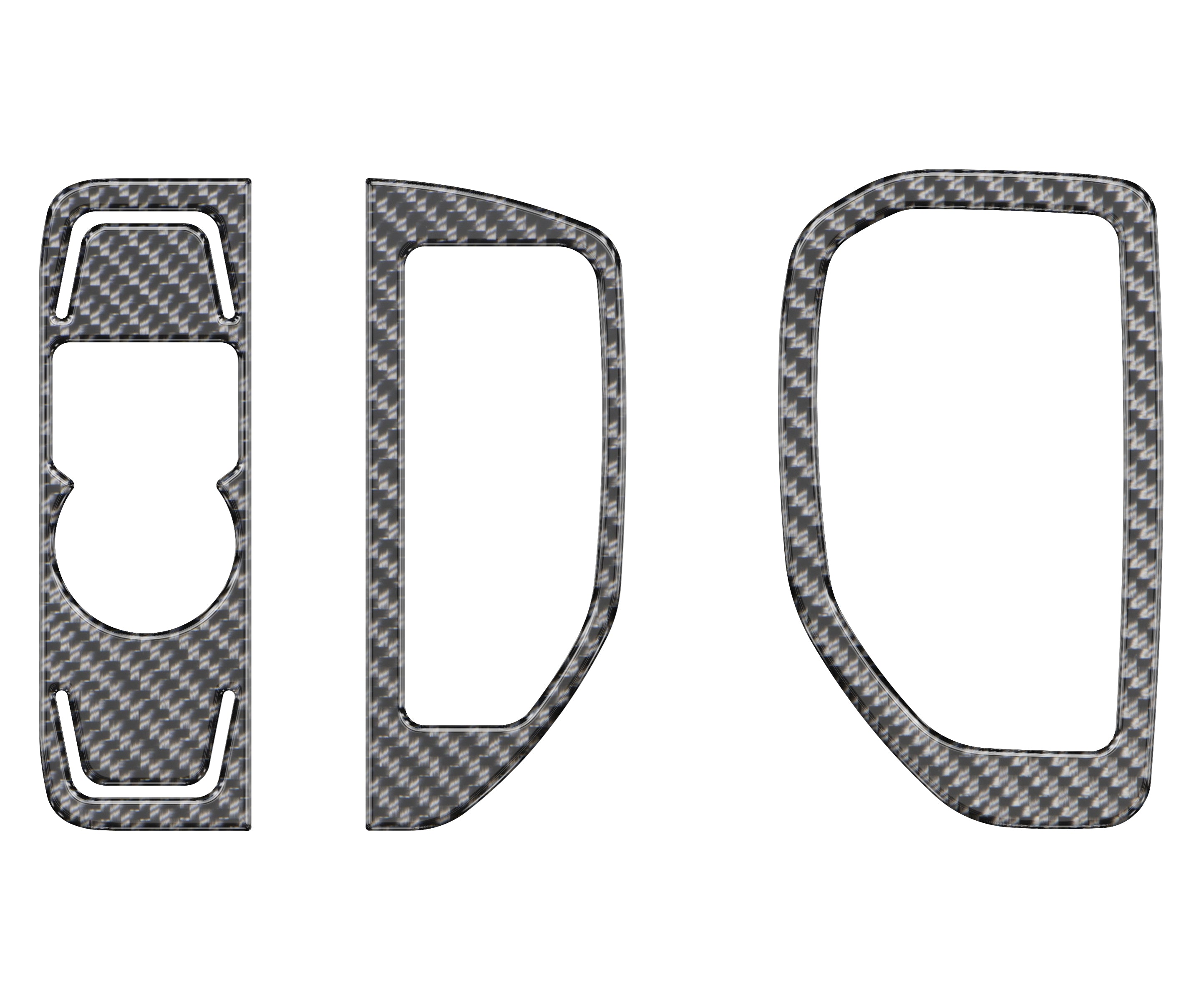 A/C Vent & Headlight Control Accent Overlays Fits 2019-2021 Chevrolet Silverado