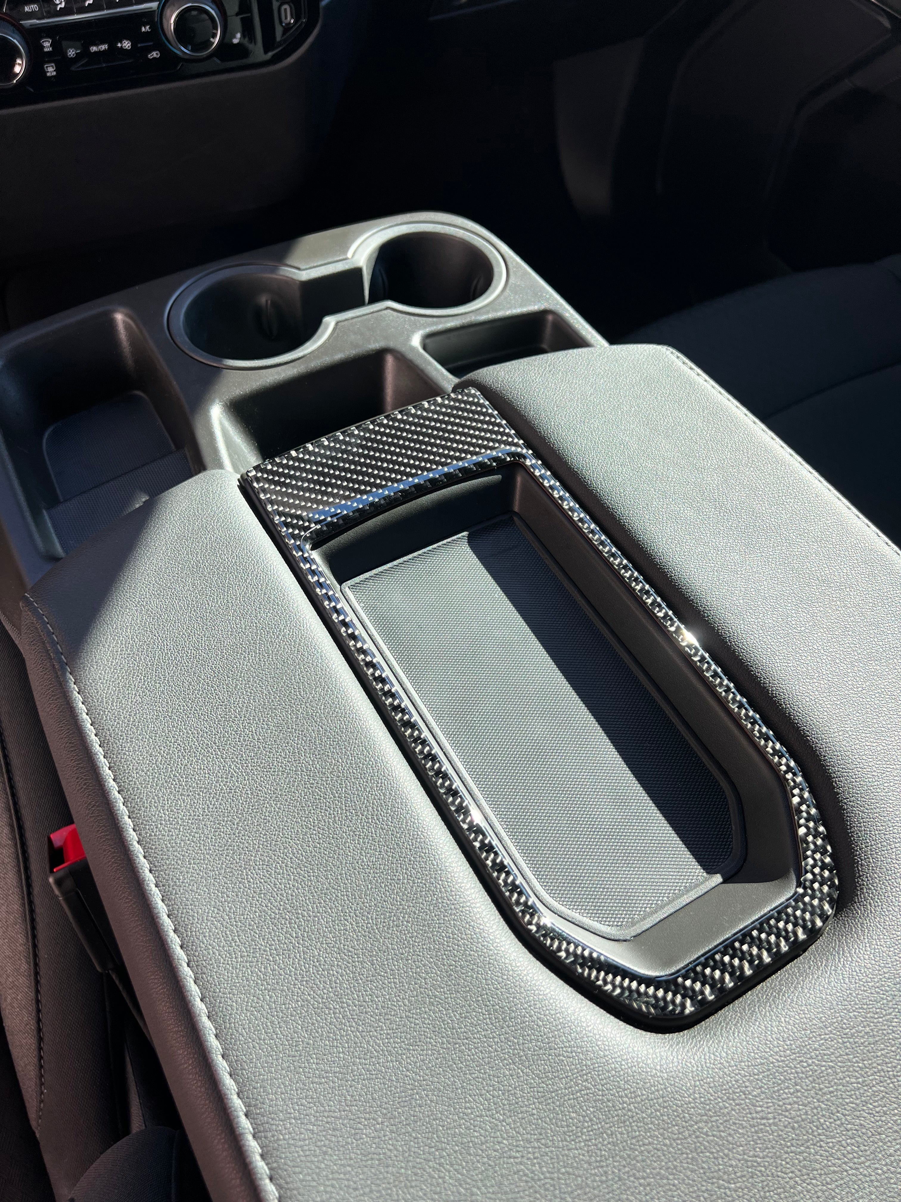 Bench Seat Center Console Upper Accent Trim Fits 2022-2026 Chevrolet Silverado