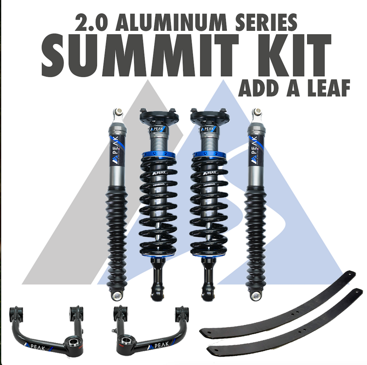 Peak Suspension 2.0 Aluminum Series Summit Kit + 15-22 Colorado/Canyon for 2015-2022 Chevy Colorado / GMC Canyon