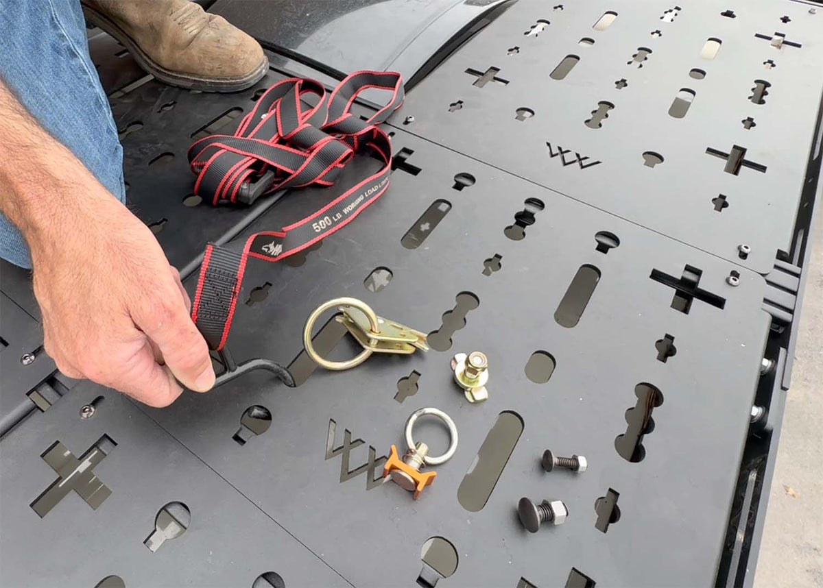 ROAMBUILT Flatpack roof rack deck accessory panels for universal fit