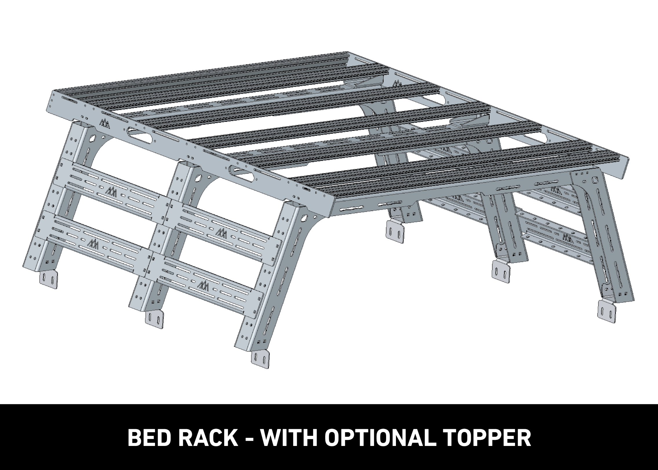 Backwoods Toyota Tundra 3rd Gen (2022+) Bed Rack - Full Height