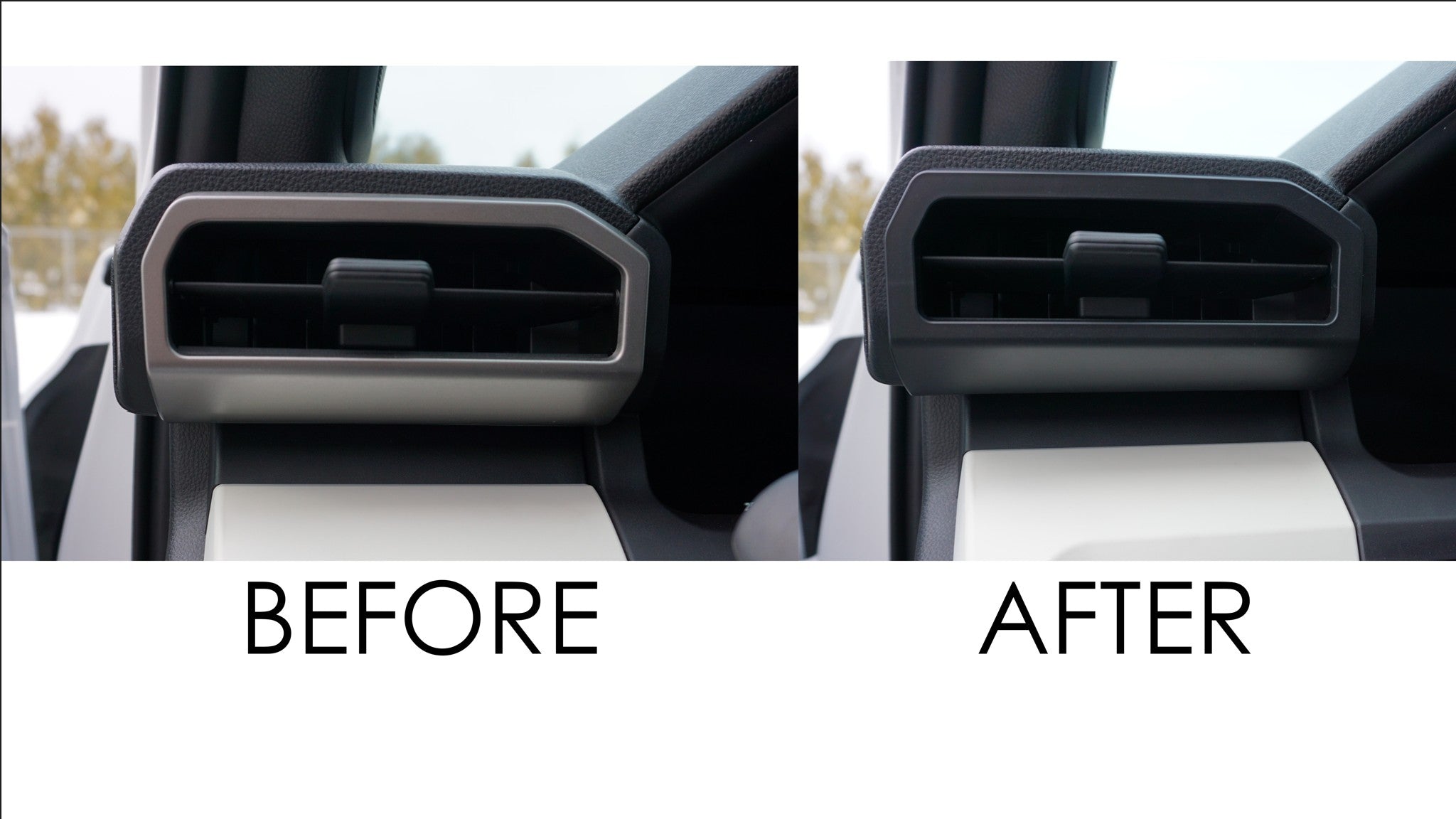 VENT TRIM (2024+ TACOMA / 2025+ 4RUNNER) - BLACK