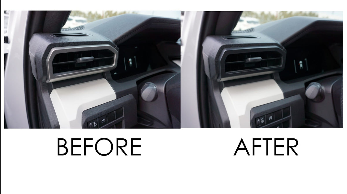 AJT Design black side vent trim for 2024+ Toyota Tacoma and 2025+ 4Runner
