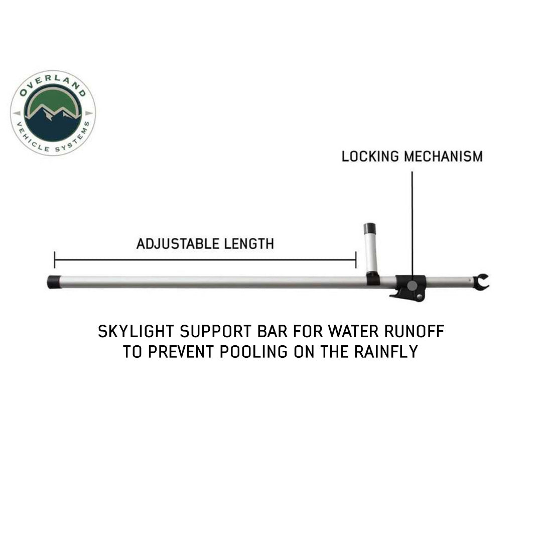 Overland Vehicle Systems skylight brace for Bushveld roof top tent - view 2