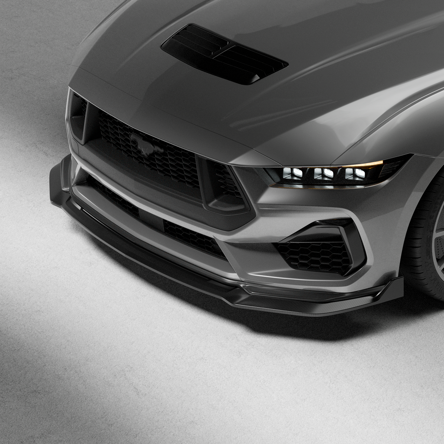 2024-Current Ford Mustang Splitter Extension