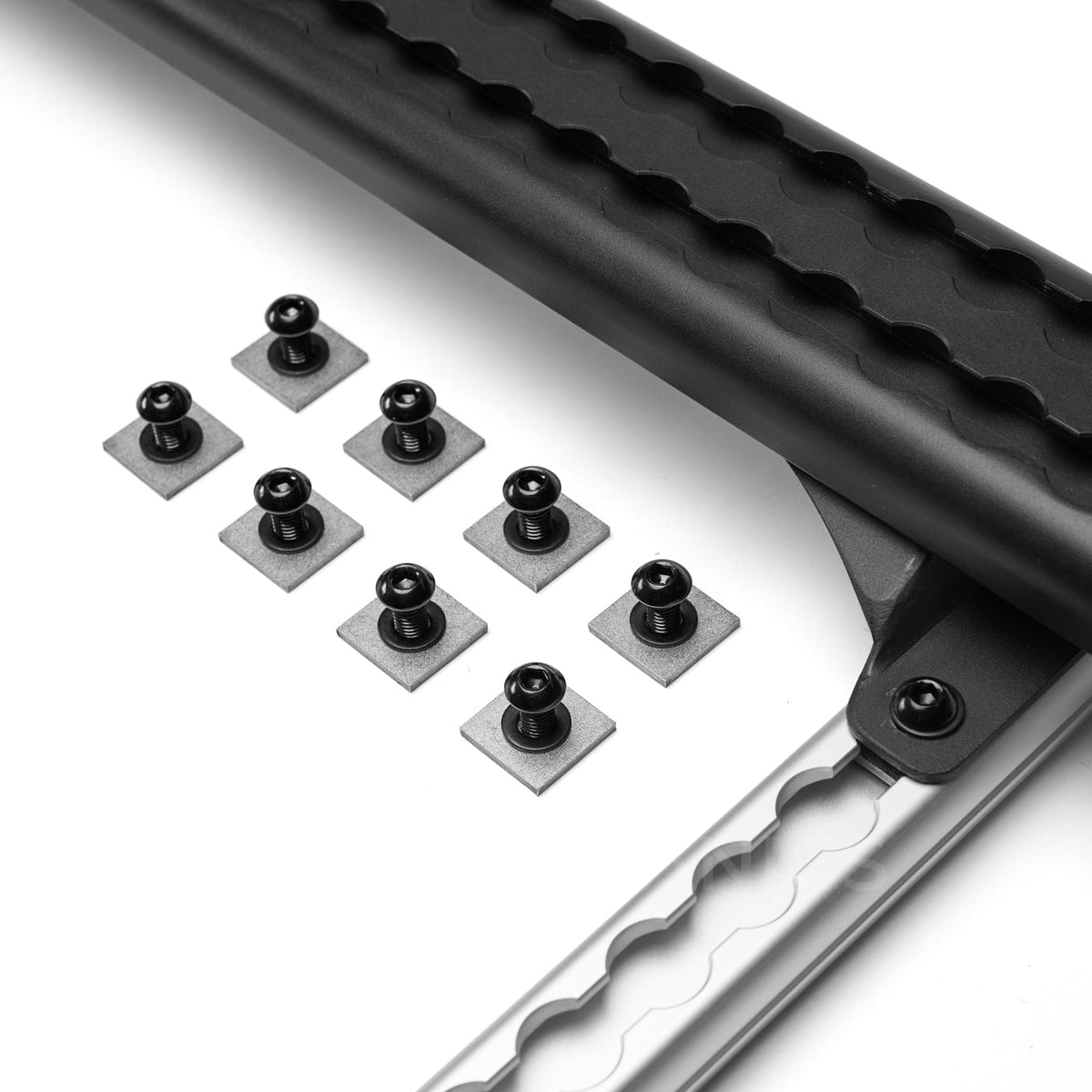 DVA Mechanics 25 x 25 x 5 mm slider and M8 hardware kit for Mercedes Sprinter OEM roof tracks