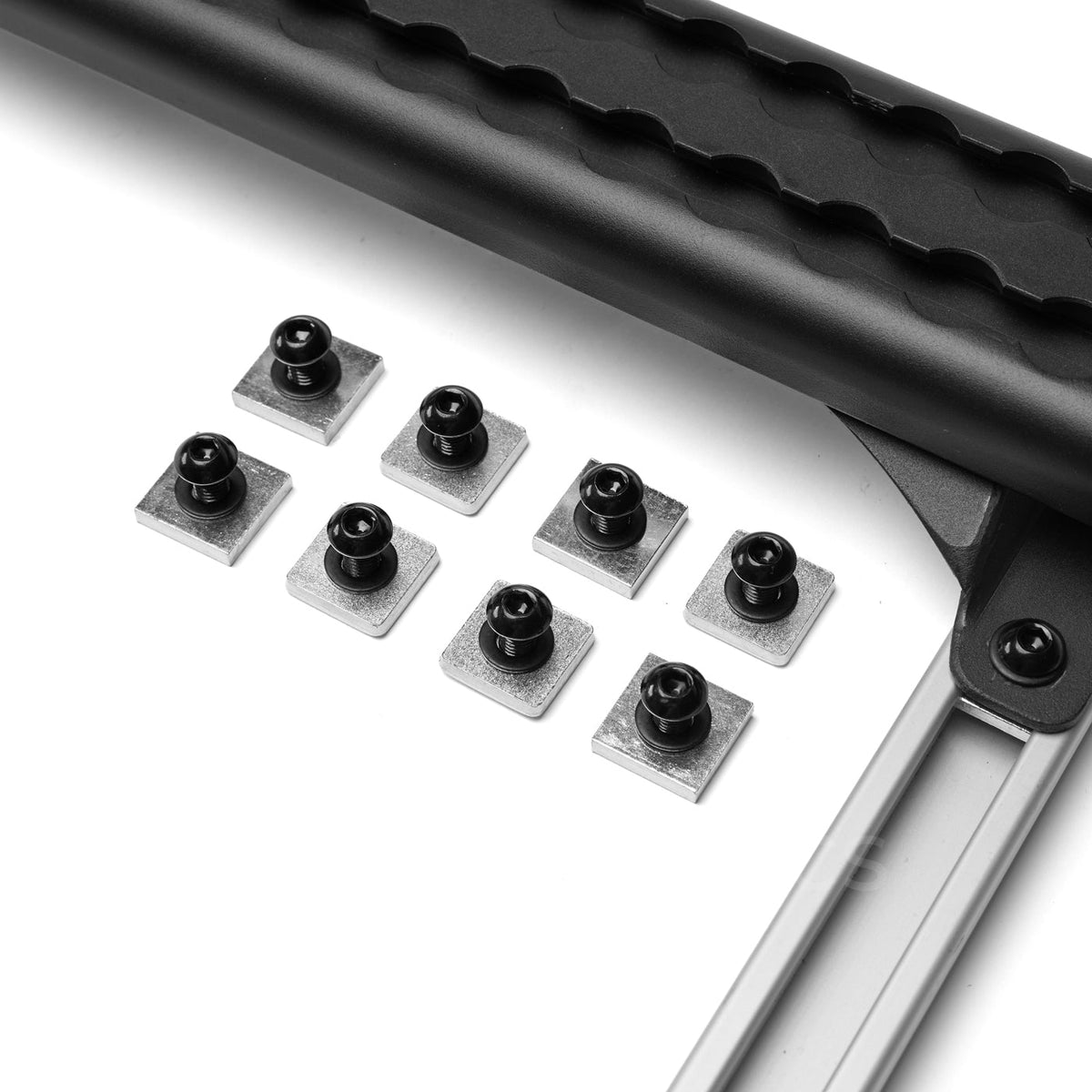 DVA Mechanics 25 x 25 x 3 mm universal slider and M8 hardware kit for Sprinter OEM, LoadSpan-T and DualTrack-T