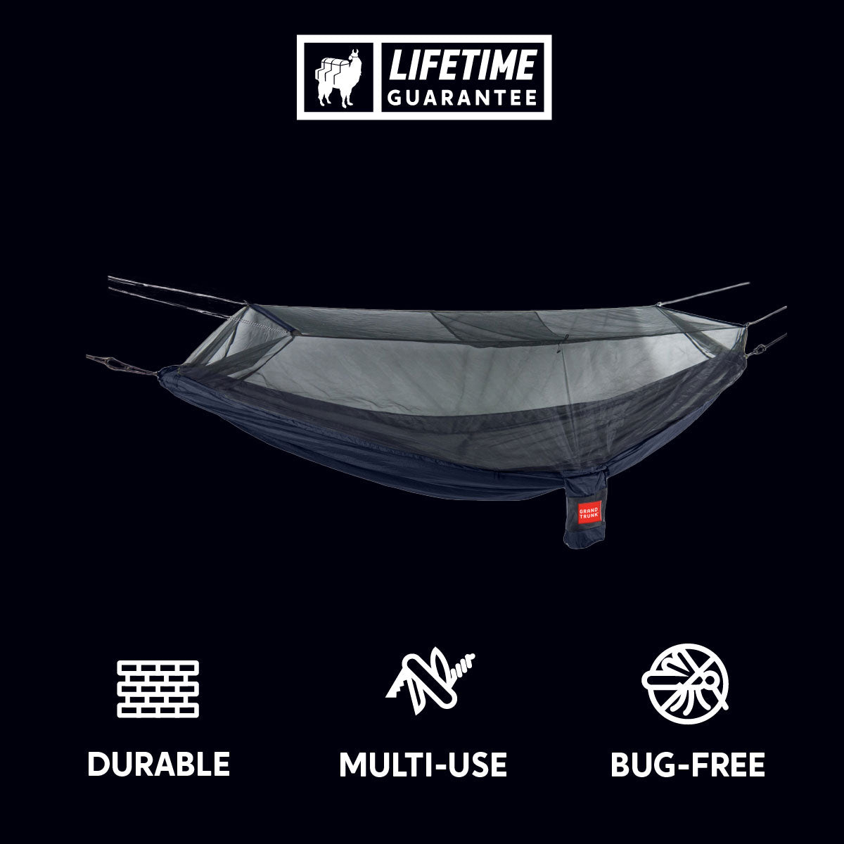GrandTrunk Grand Trunk Skeeter Beeter XT Mosquito Net Hammock - SKU SBH-XT - Studio Image Icons SBXT 04 - off-road overland product image