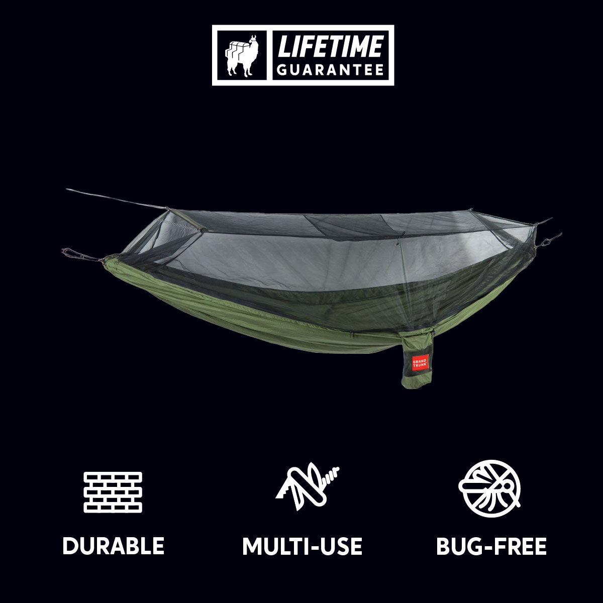 GrandTrunk Grand Trunk Skeeter Beeter XT Mosquito Net Hammock - SKU SBH-XT - Studio Image Icons SBXT - off-road overland product image