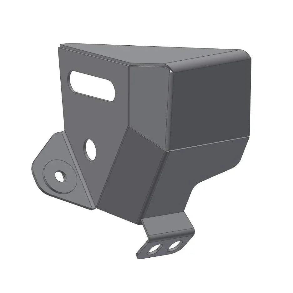 Washer skid plate assembly for Toyota 4Runner, metal vehicle undercarriage protection part