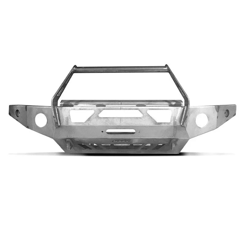 Steel front bumper with grille guard for Toyota 4Runner, off-road adventure upgrade